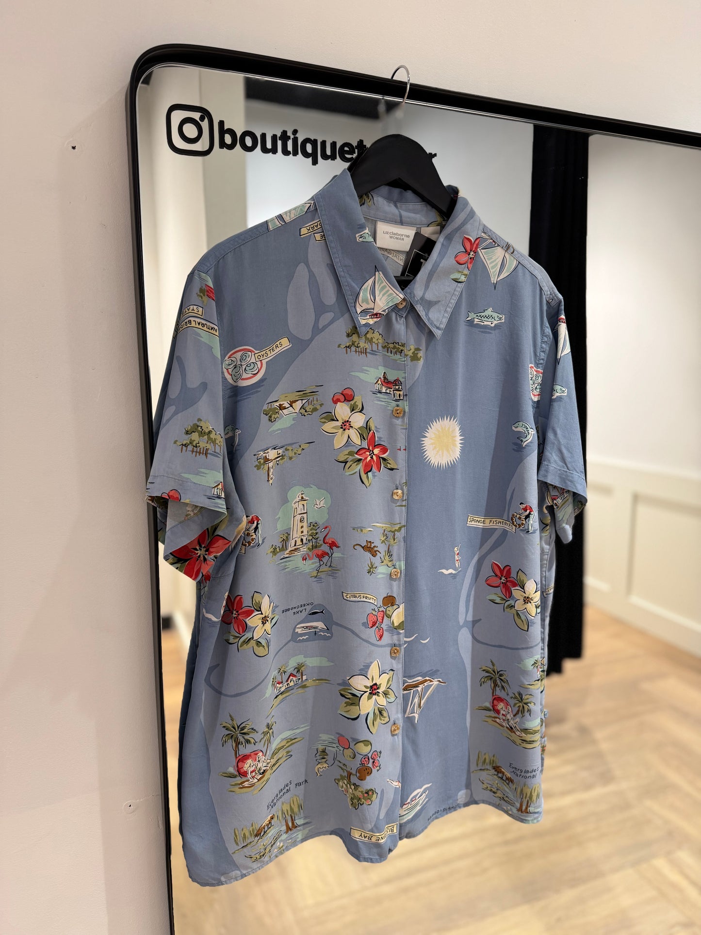 Blouse d’été hawaïenne XXL