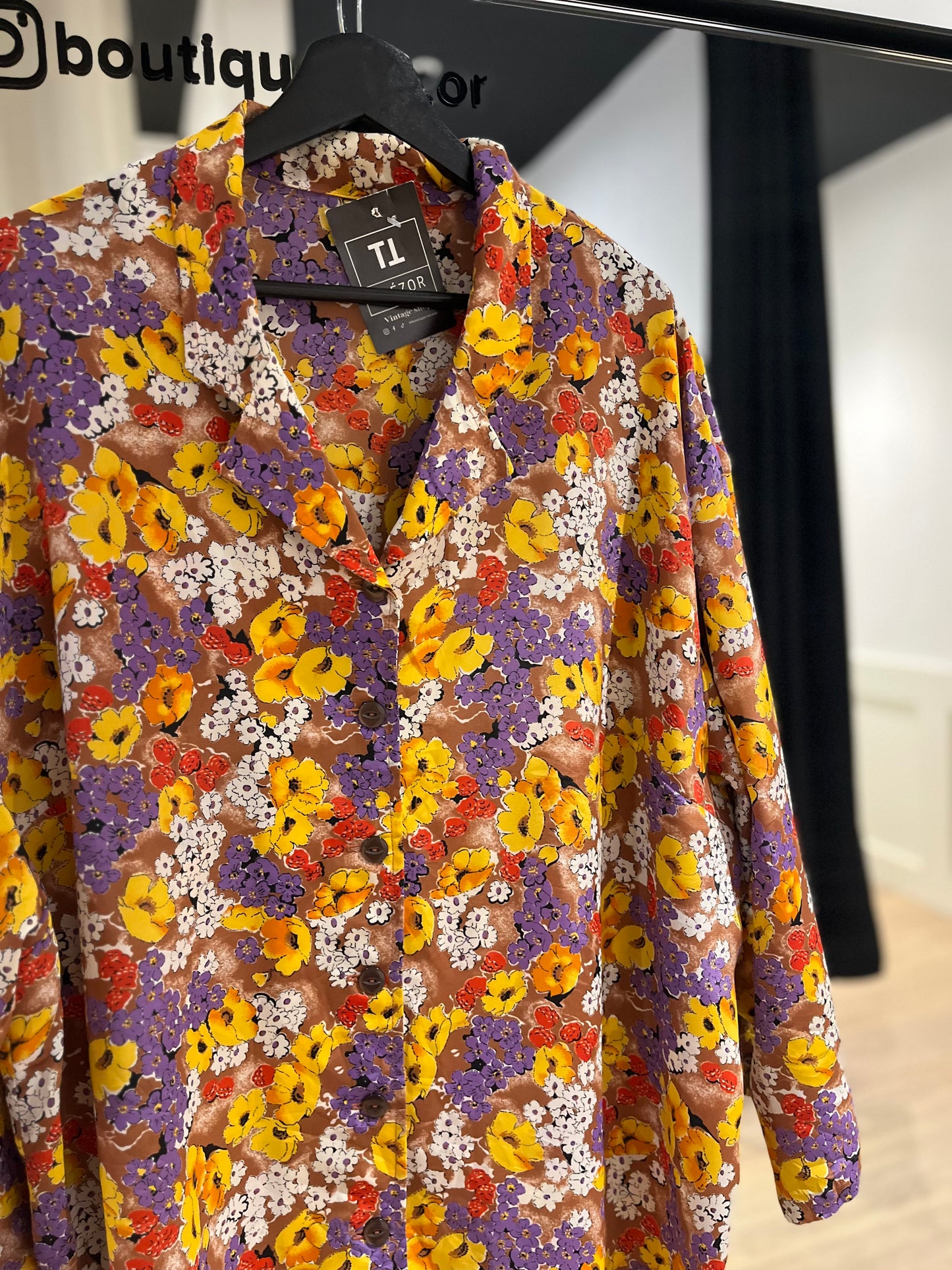 Blouse à fleurs 3XL