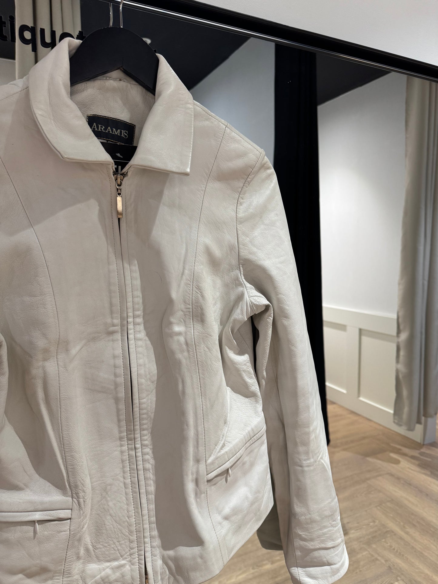 Veste en cuir vintage L