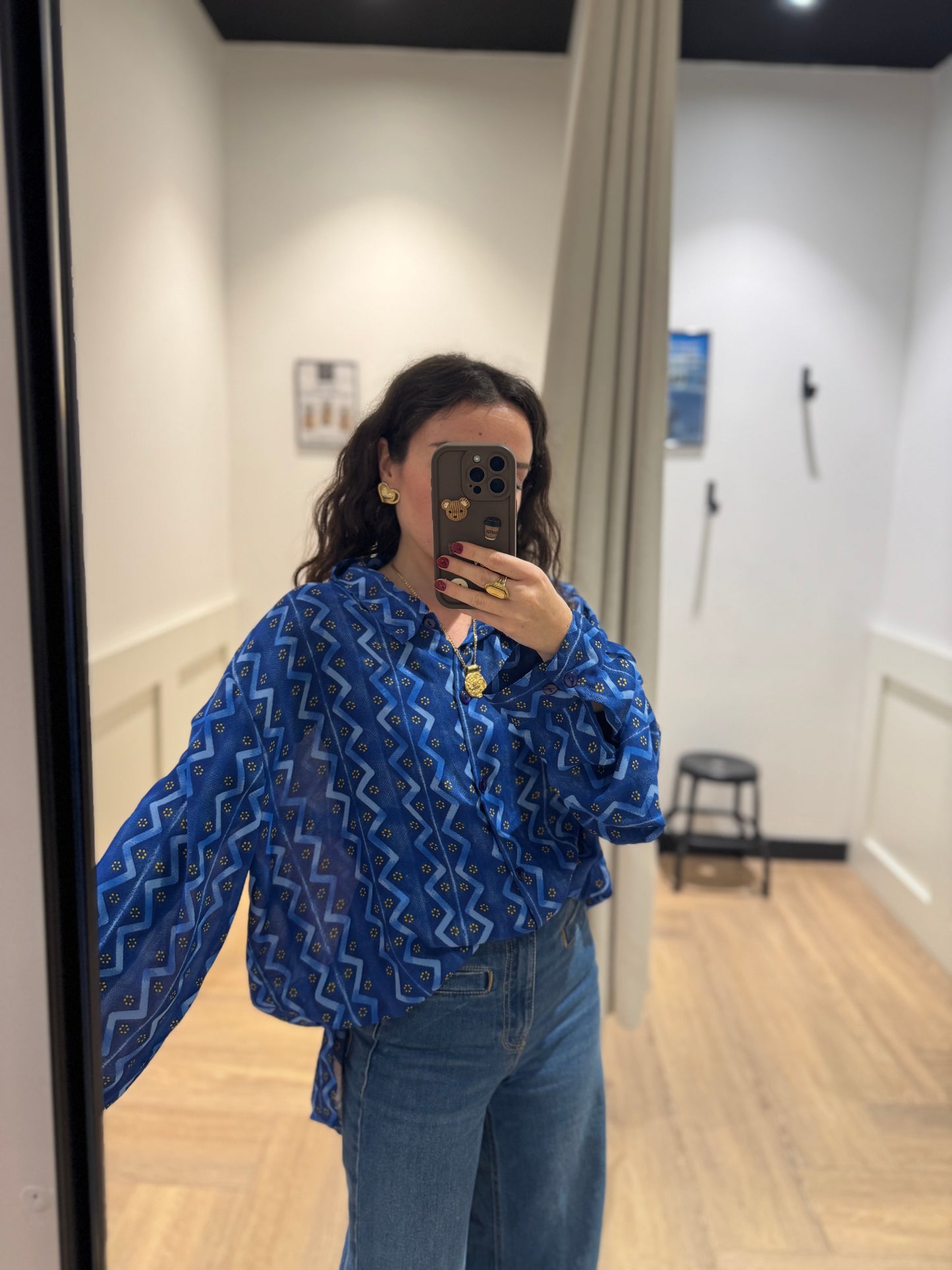 Blouse à motifs XXL