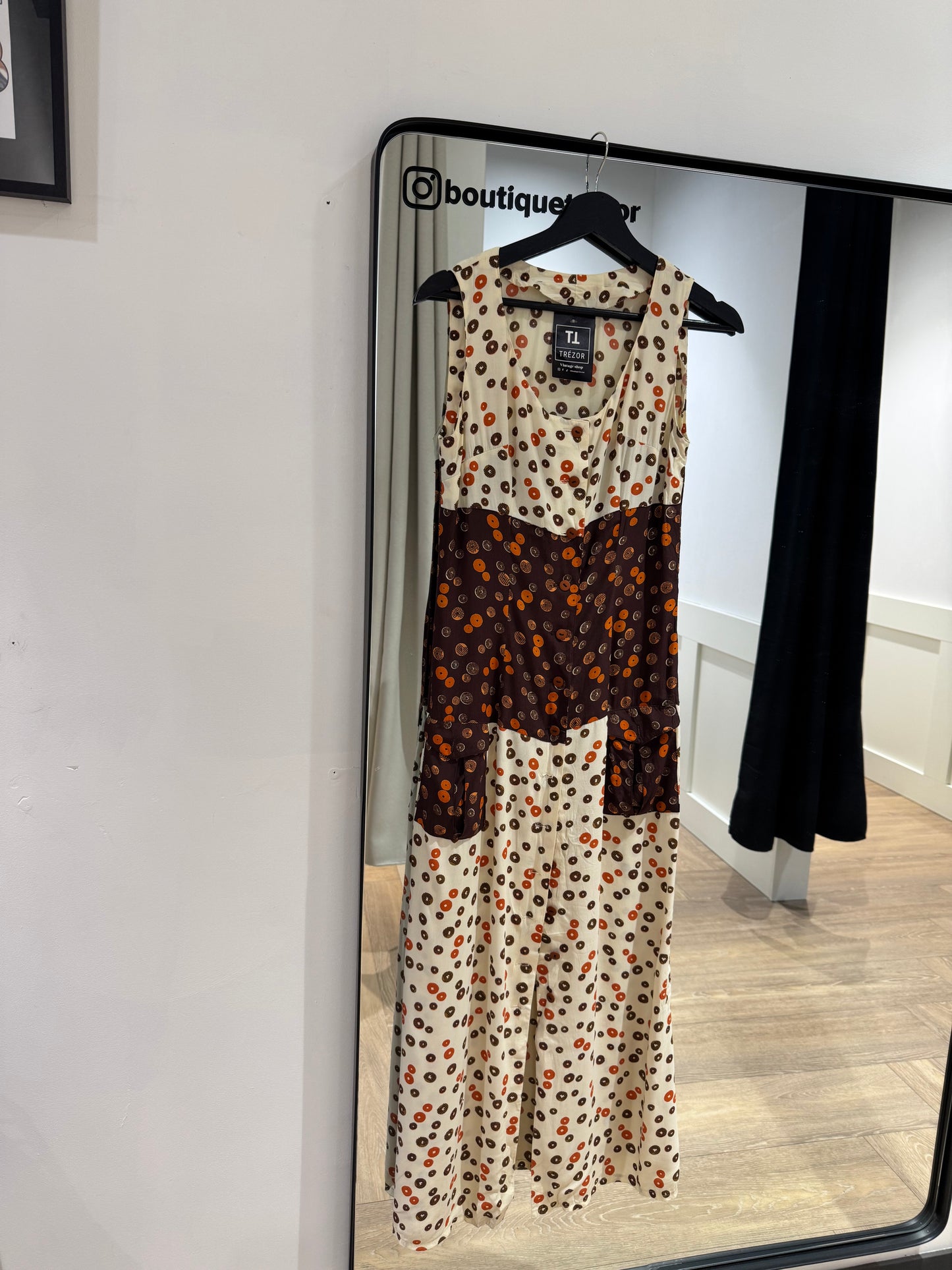 Robe vintage longue S