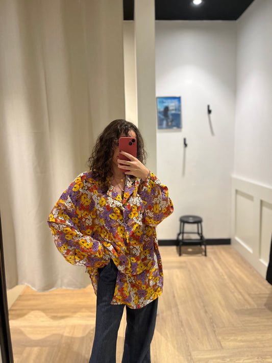Blouse à fleurs 3XL