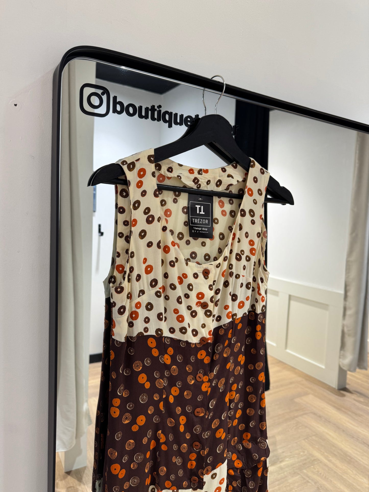 Robe vintage longue S