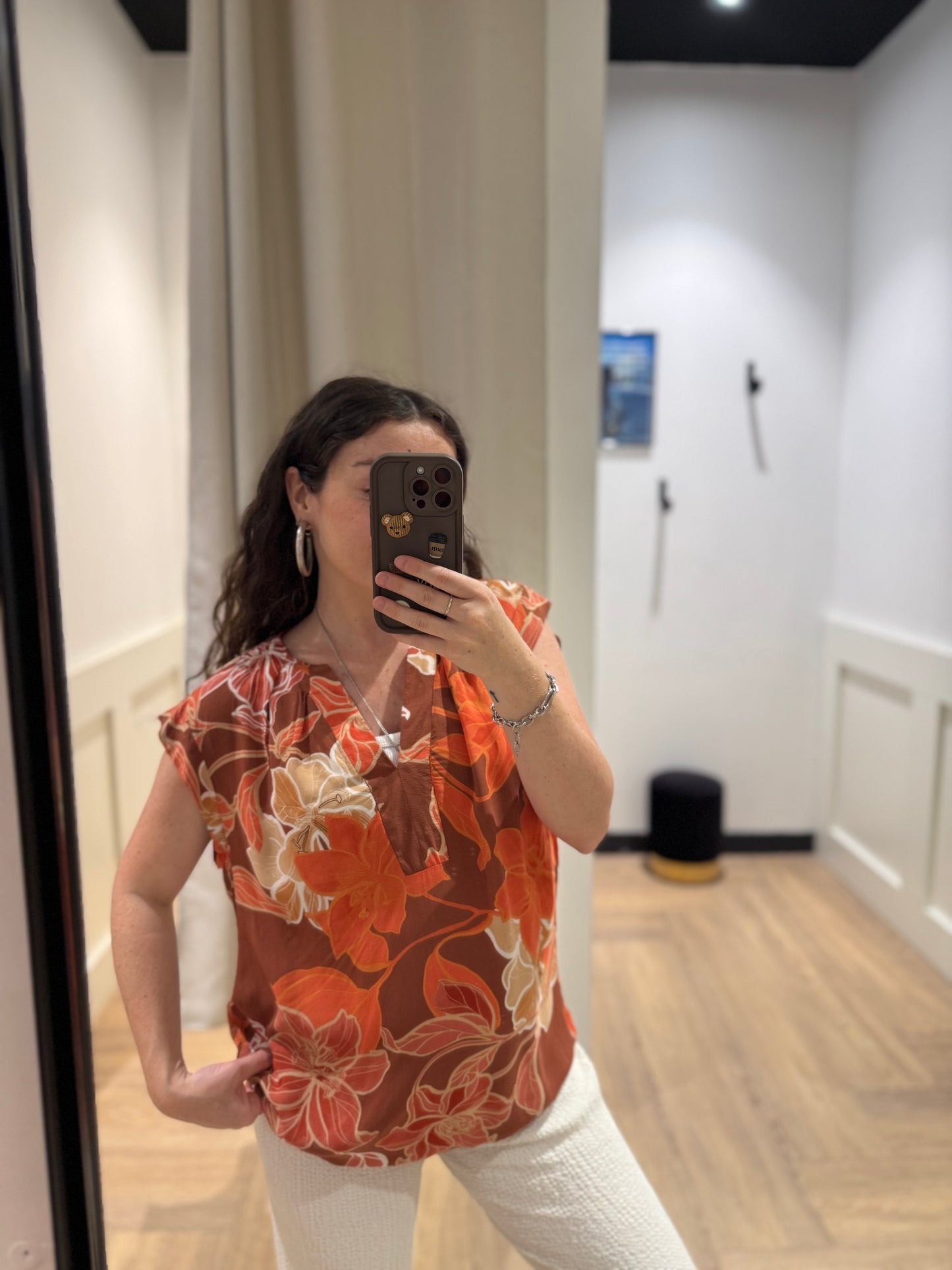 Blouse à motifs M