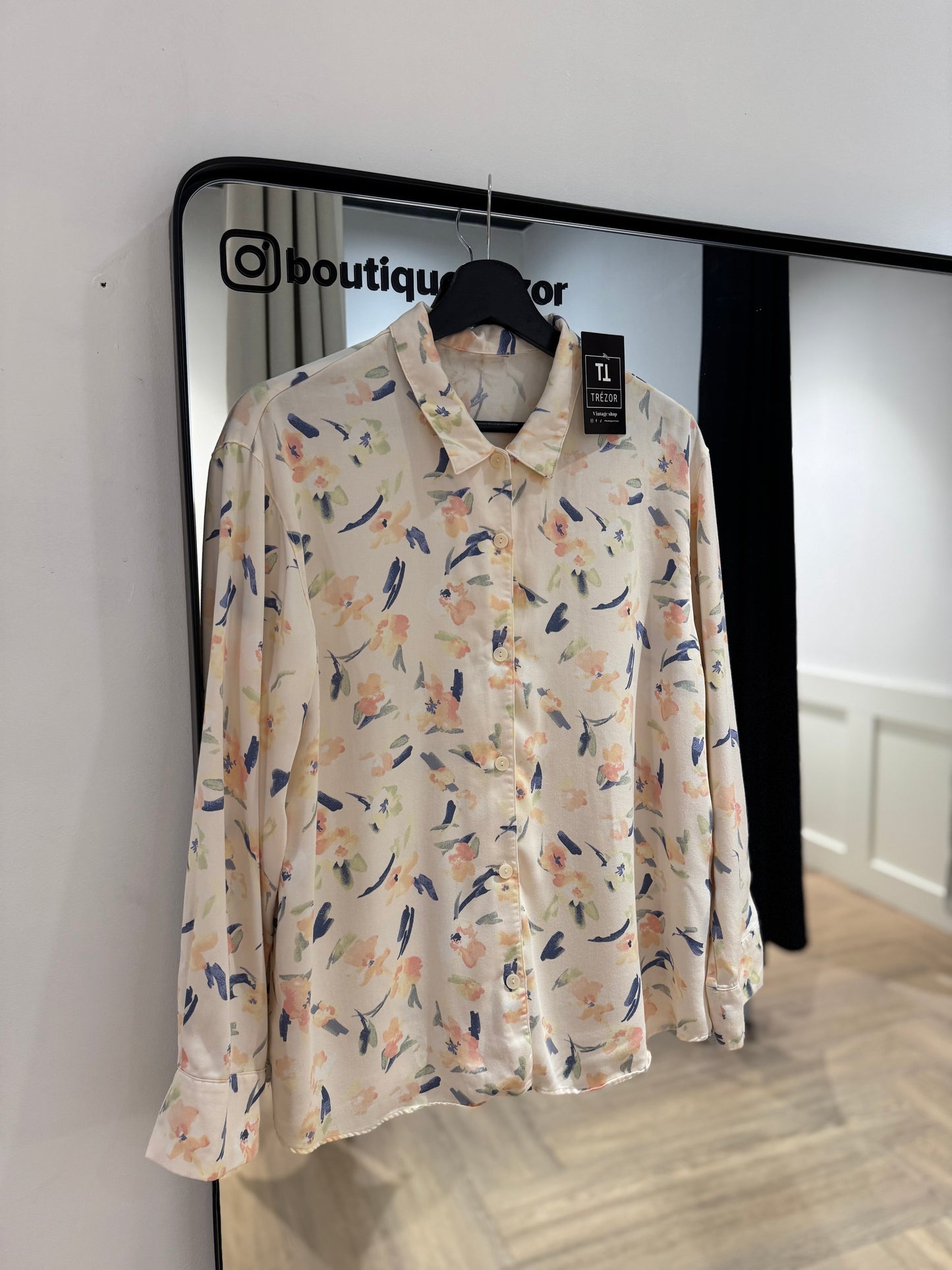Blouse à fleurs S/M
