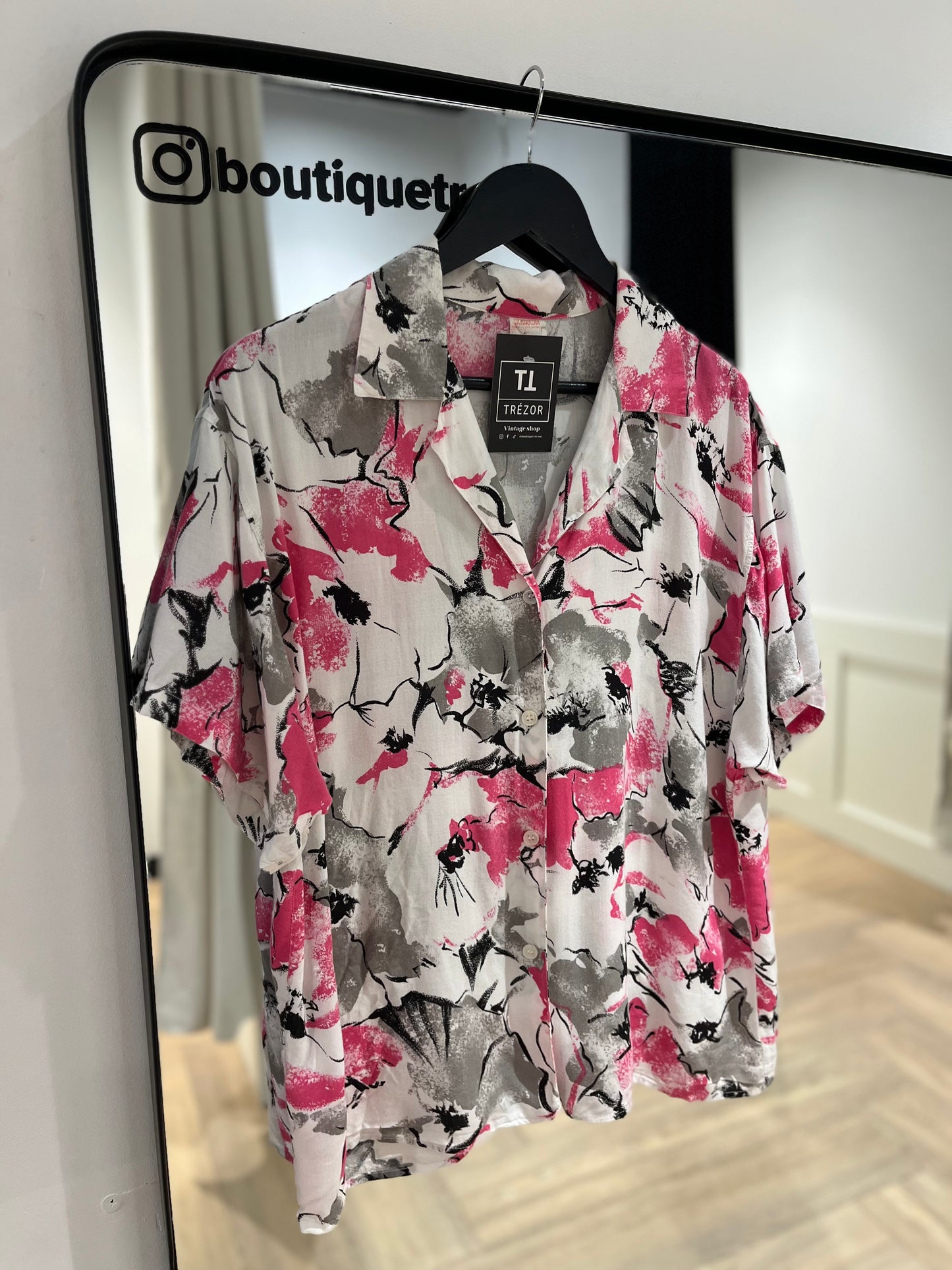 Chemisier à fleurs 2XL