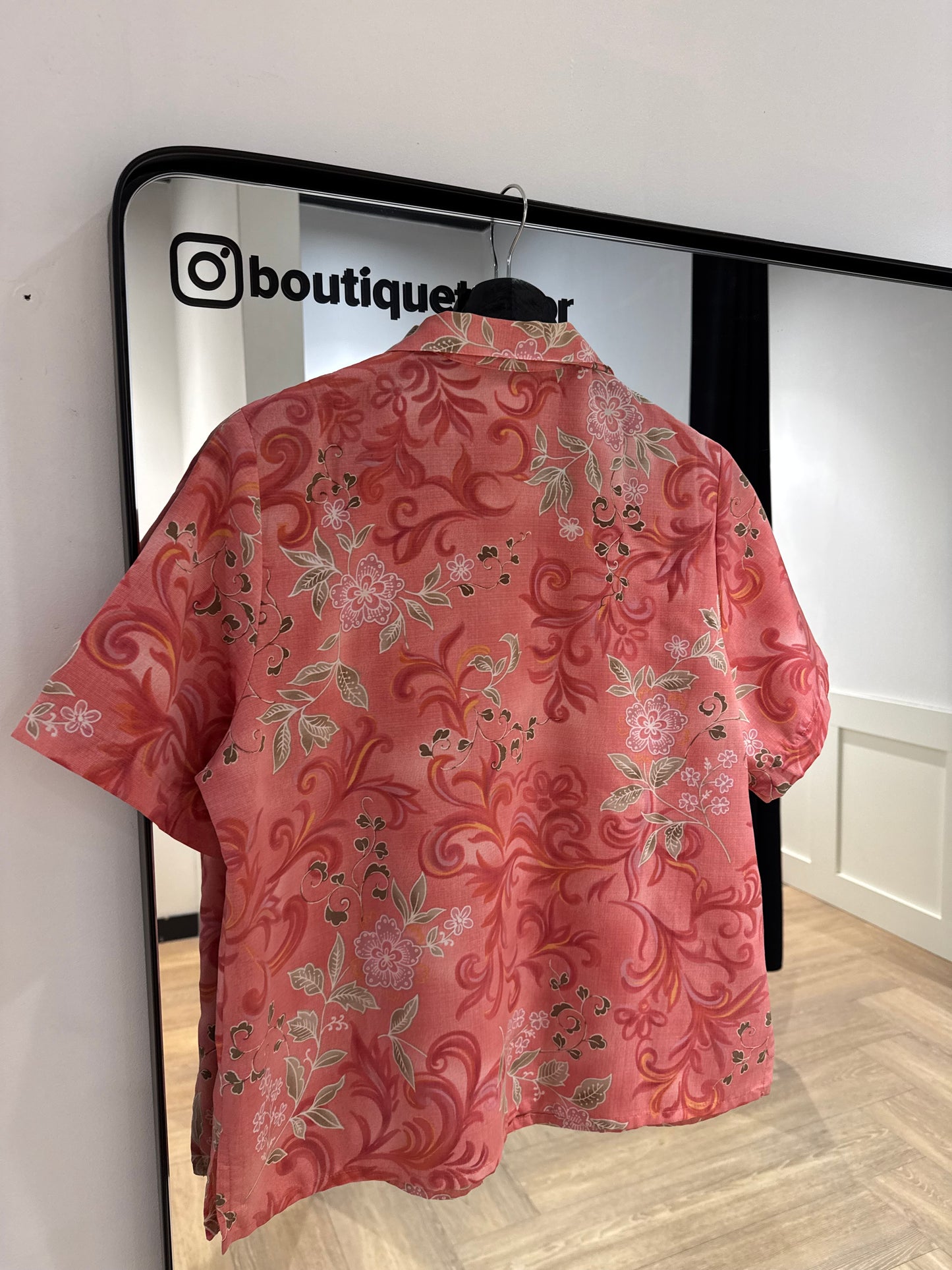 Blouse vintage à motifs M