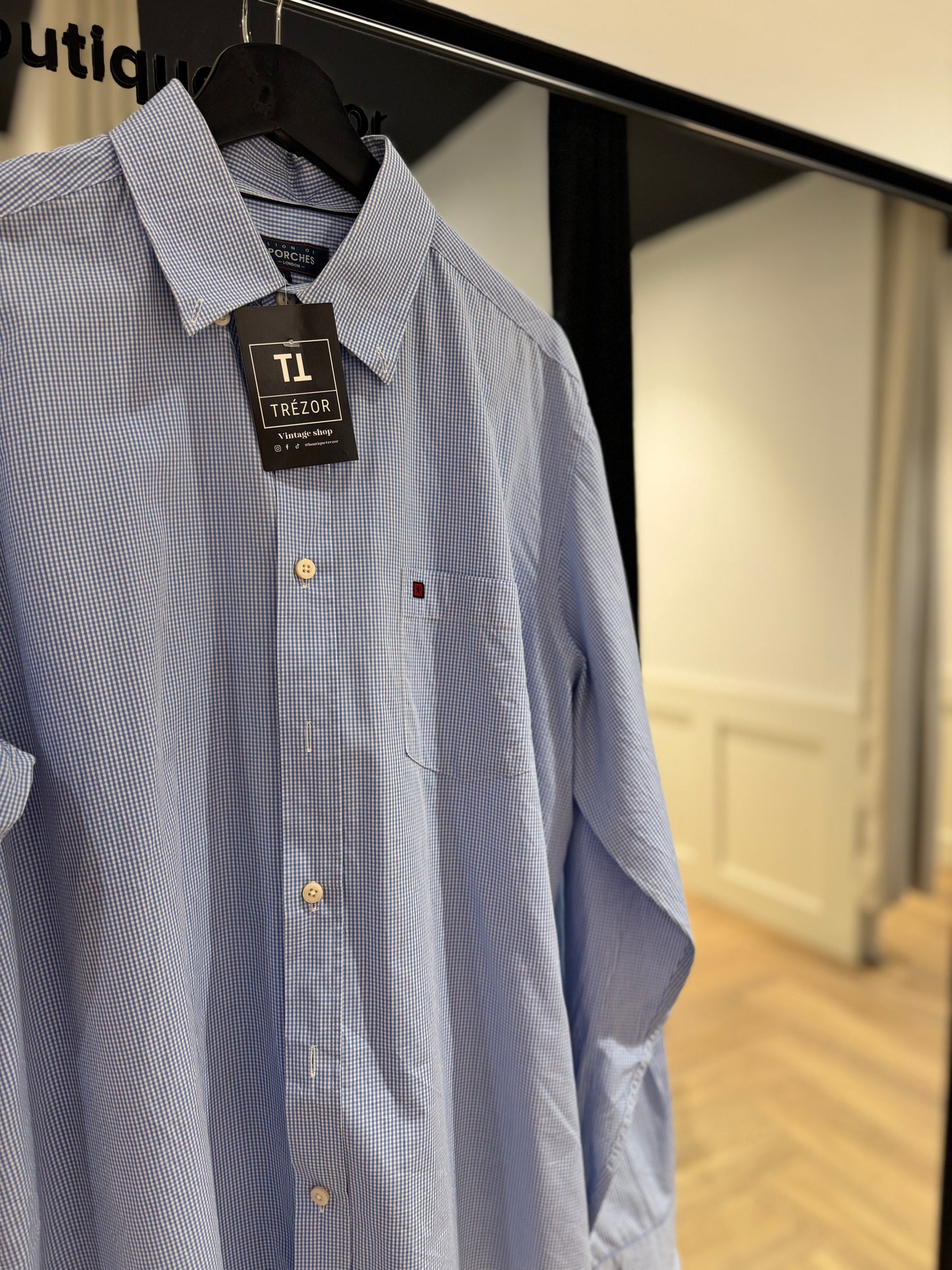 Chemise à carreaux L