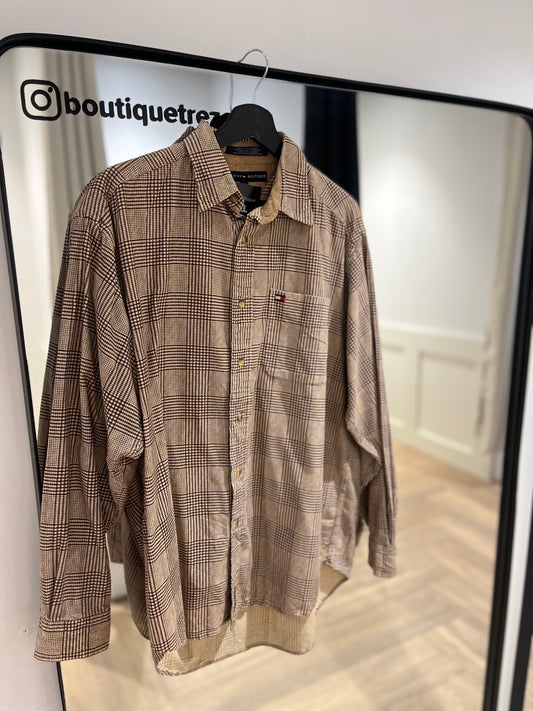 Chemise Tommy Hilfiger velours à carreaux M