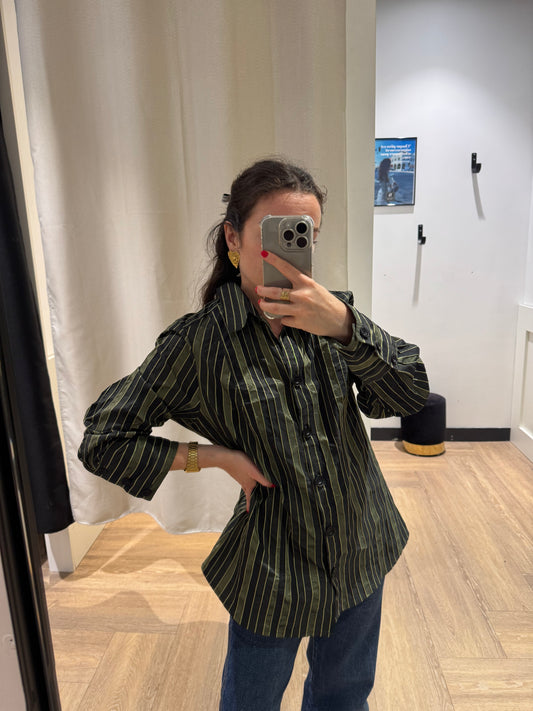 Chemisier satiné Y2K XL