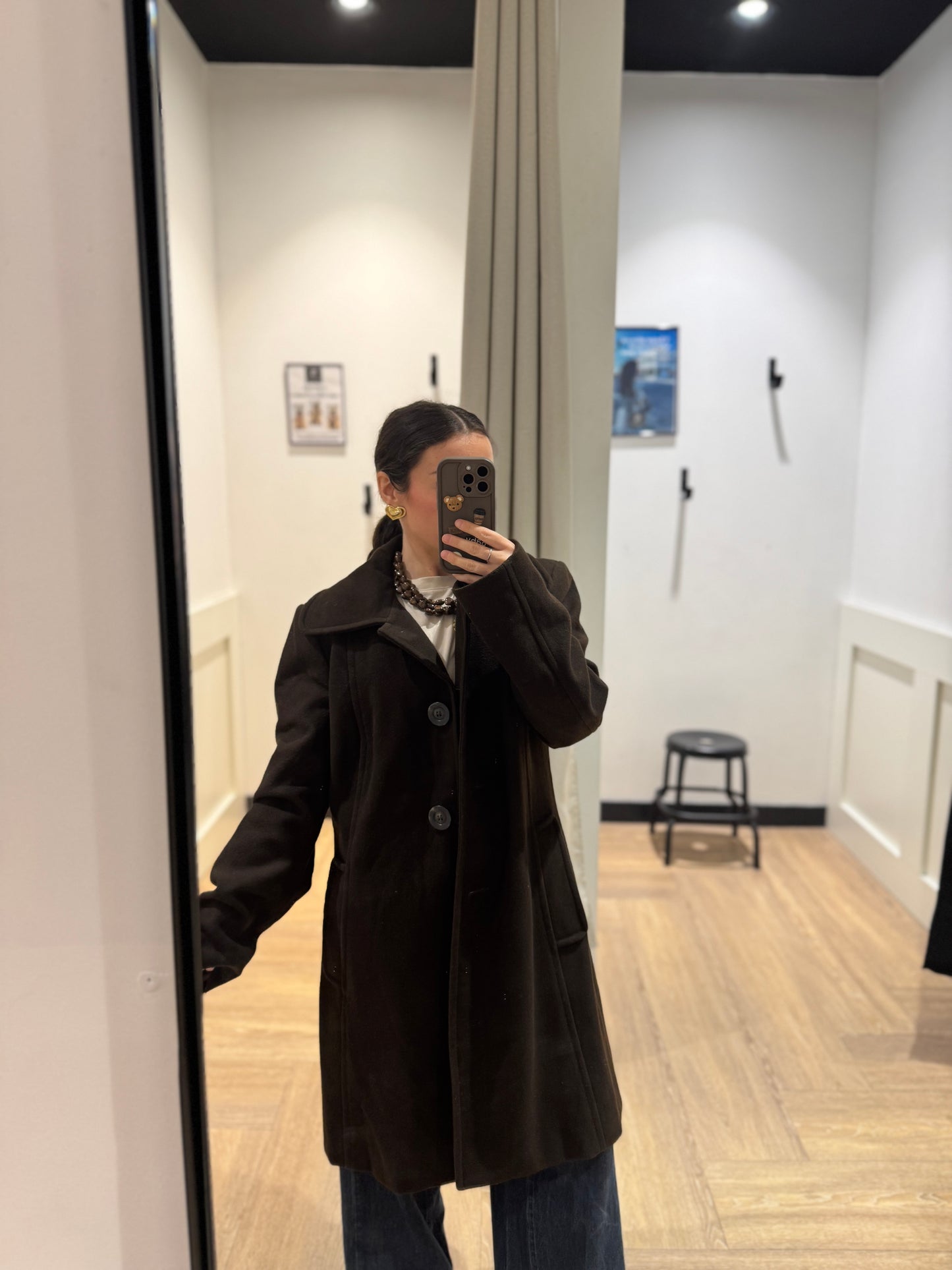 Manteau Benetton marron M