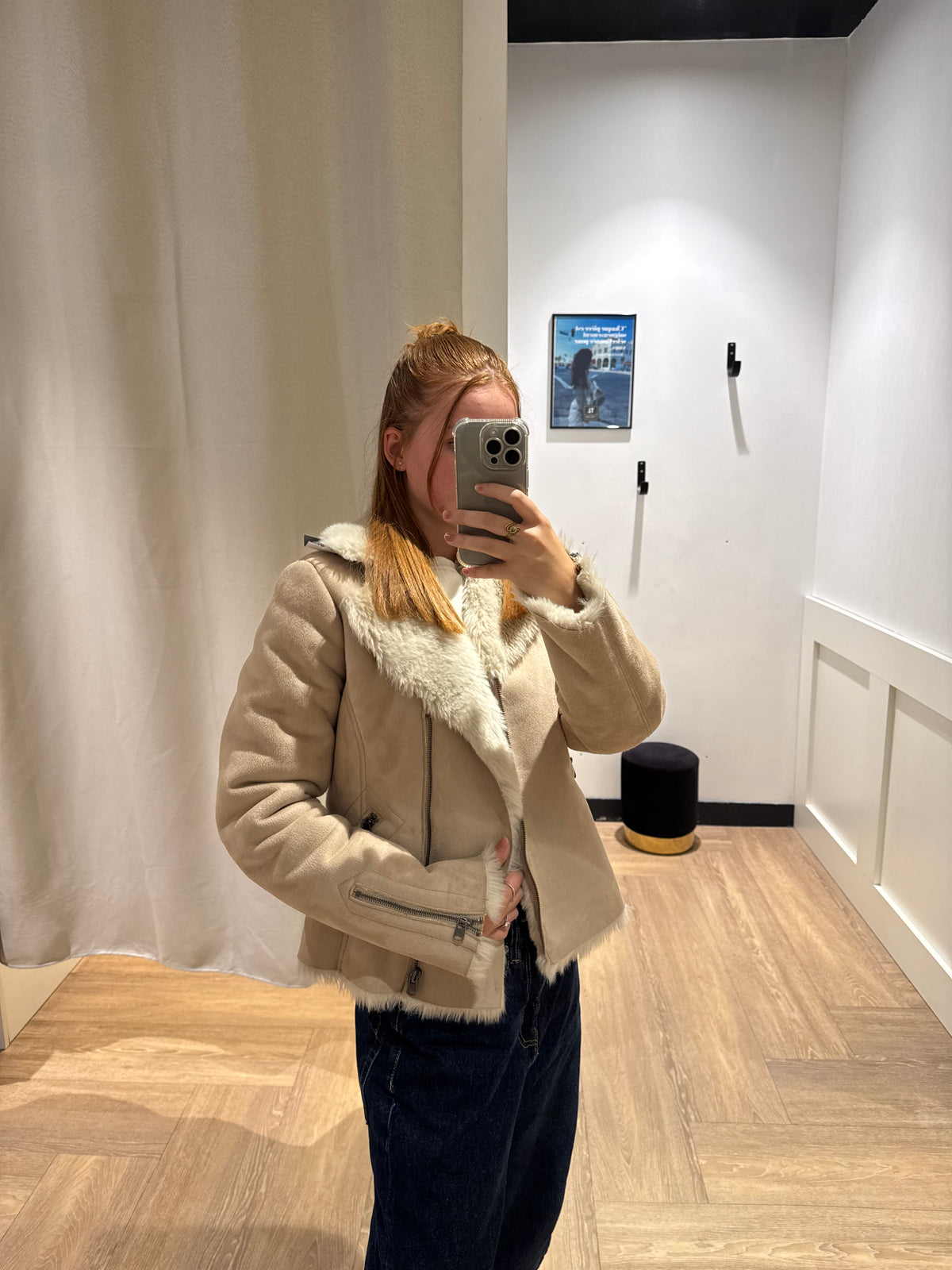 Manteau en fausse fourrure Esprit XS