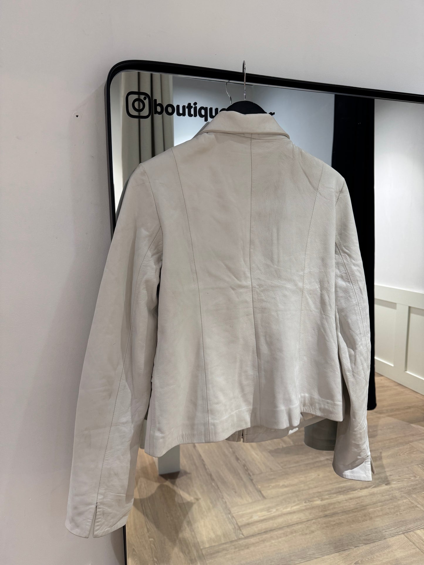 Veste en cuir vintage L