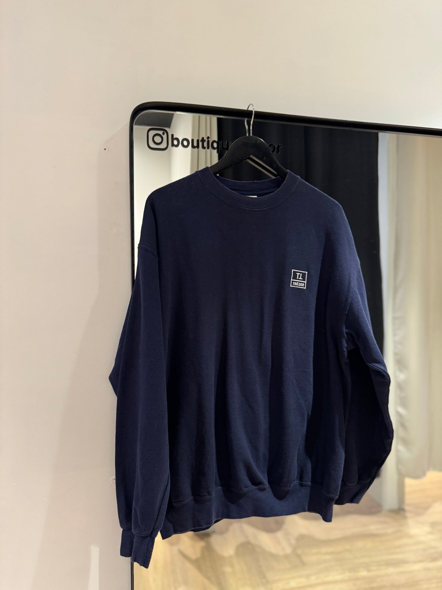 Sweat Trézor marine XL