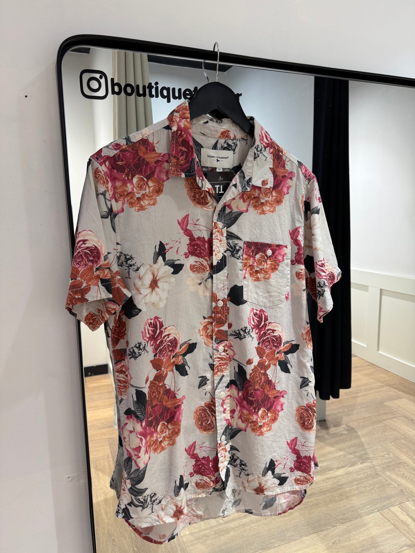 Chemise d’été à fleurs Homme M