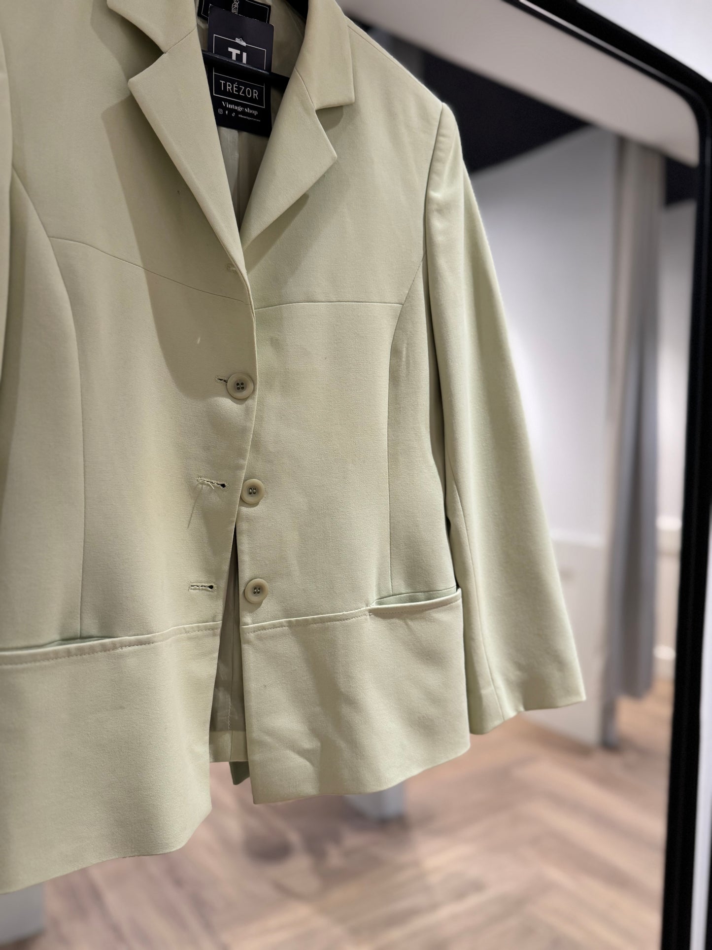 Blazer vintage vert S/M