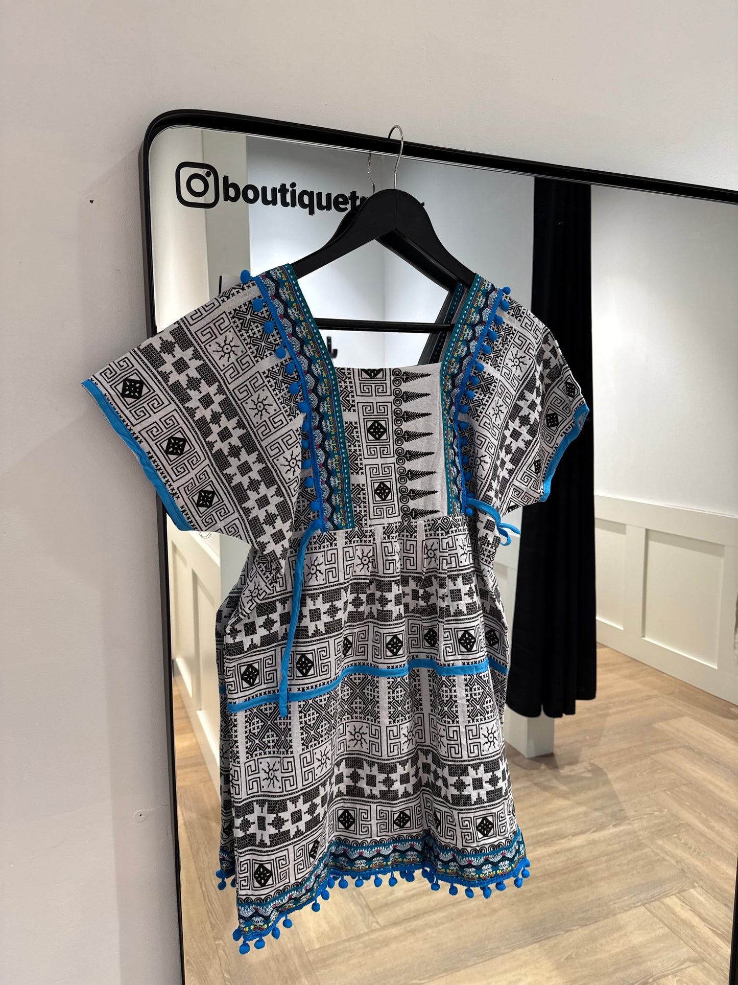 Blouse d’été à motifs géométriques S