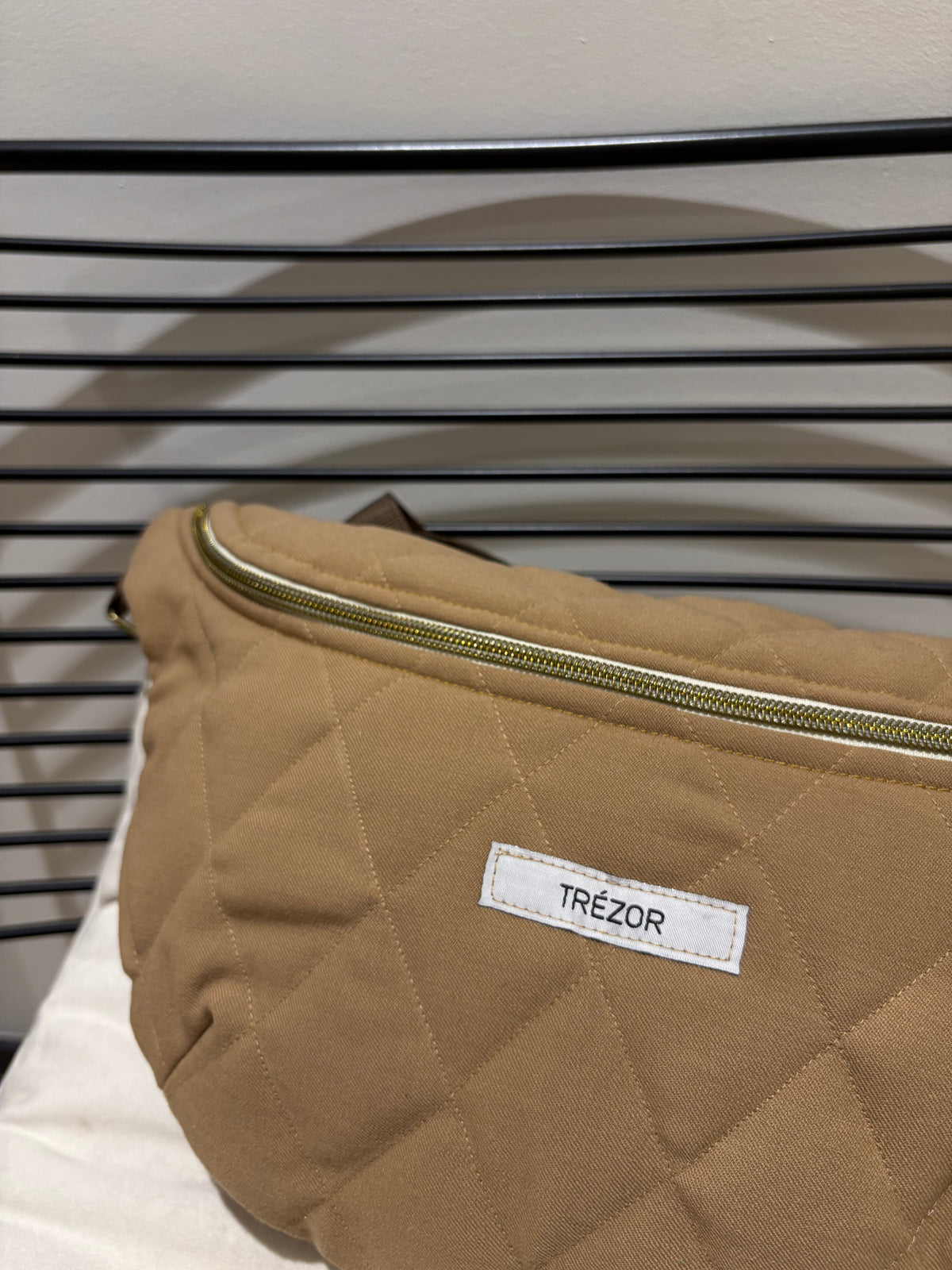Sac banane fait main grand format