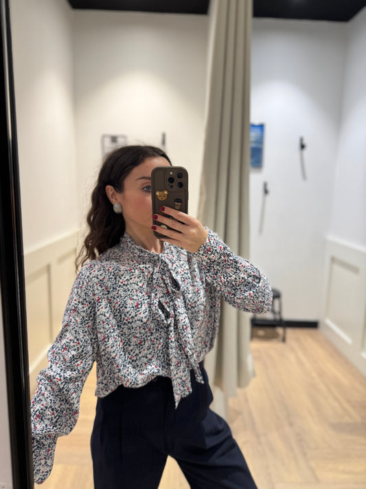 Blouse à fleurs M