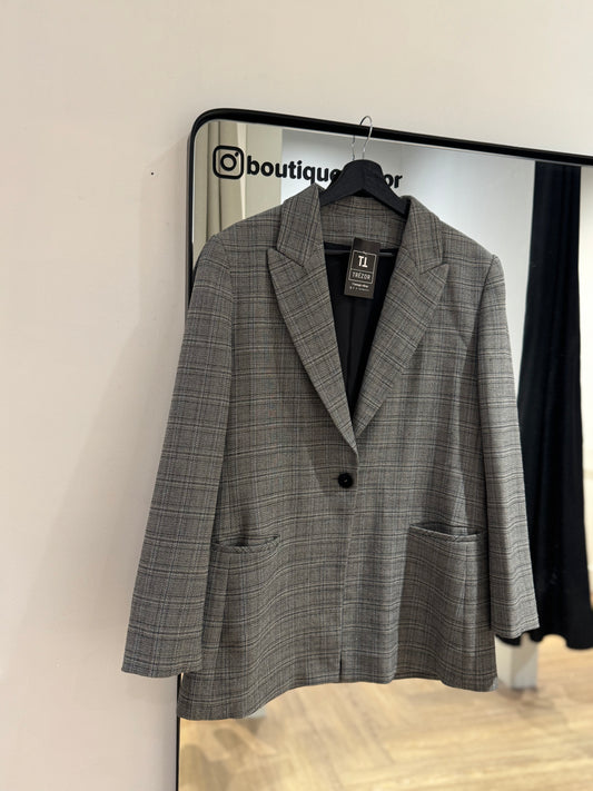 Blazer à carreaux M