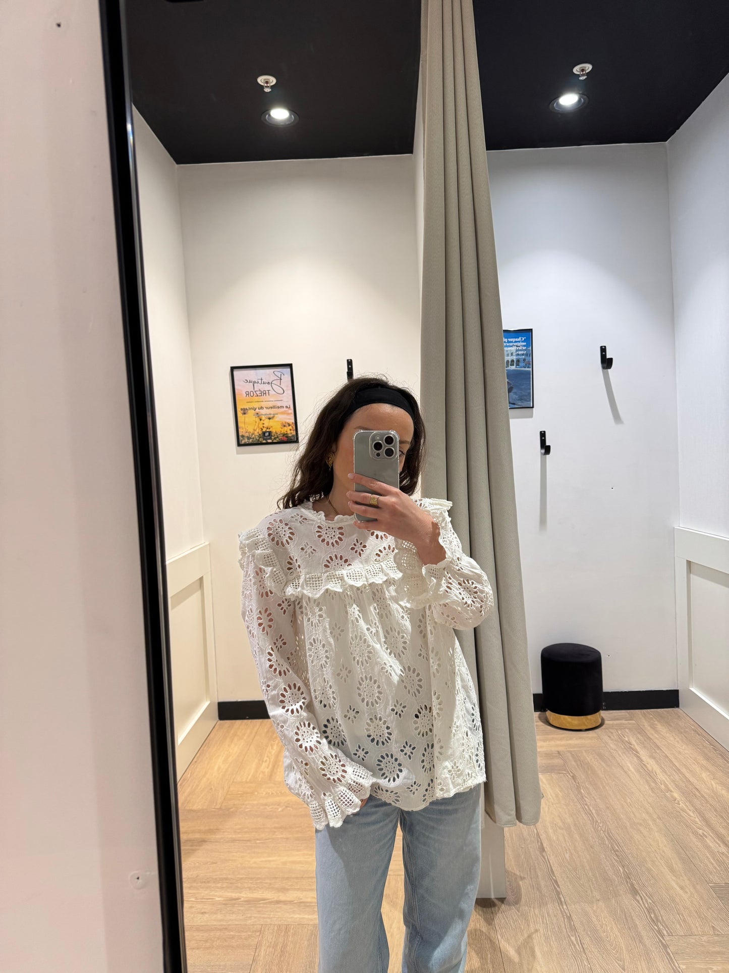 Blouse brodée M/L