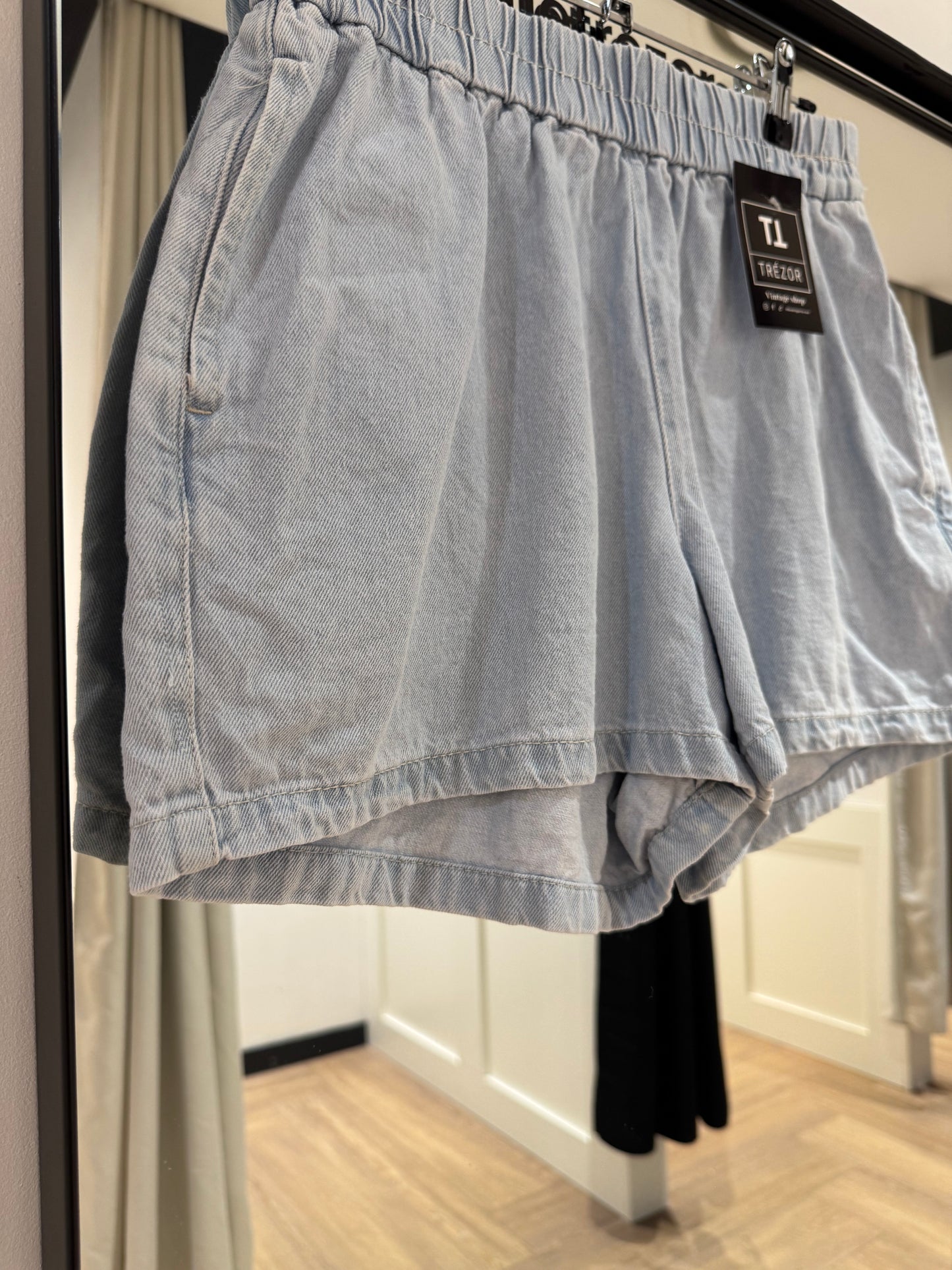 Short en jean clair 36