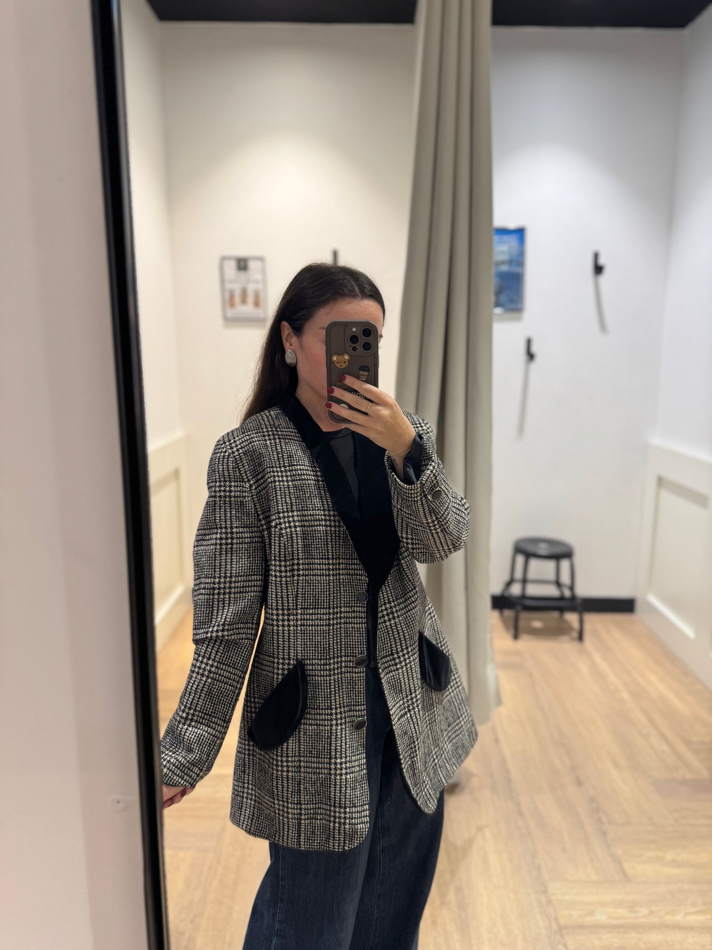 Blazer vintage en laine M/L