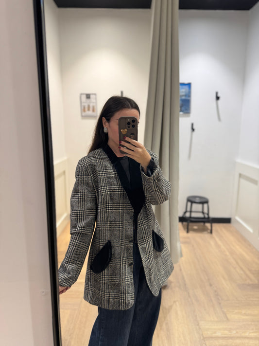 Blazer vintage en laine M/L