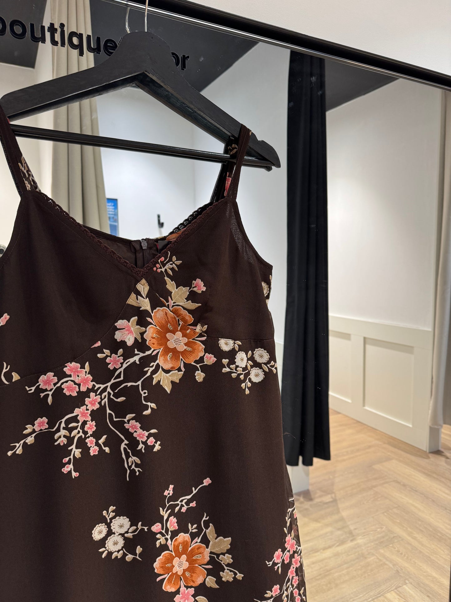 Top à motifs fleurs XL