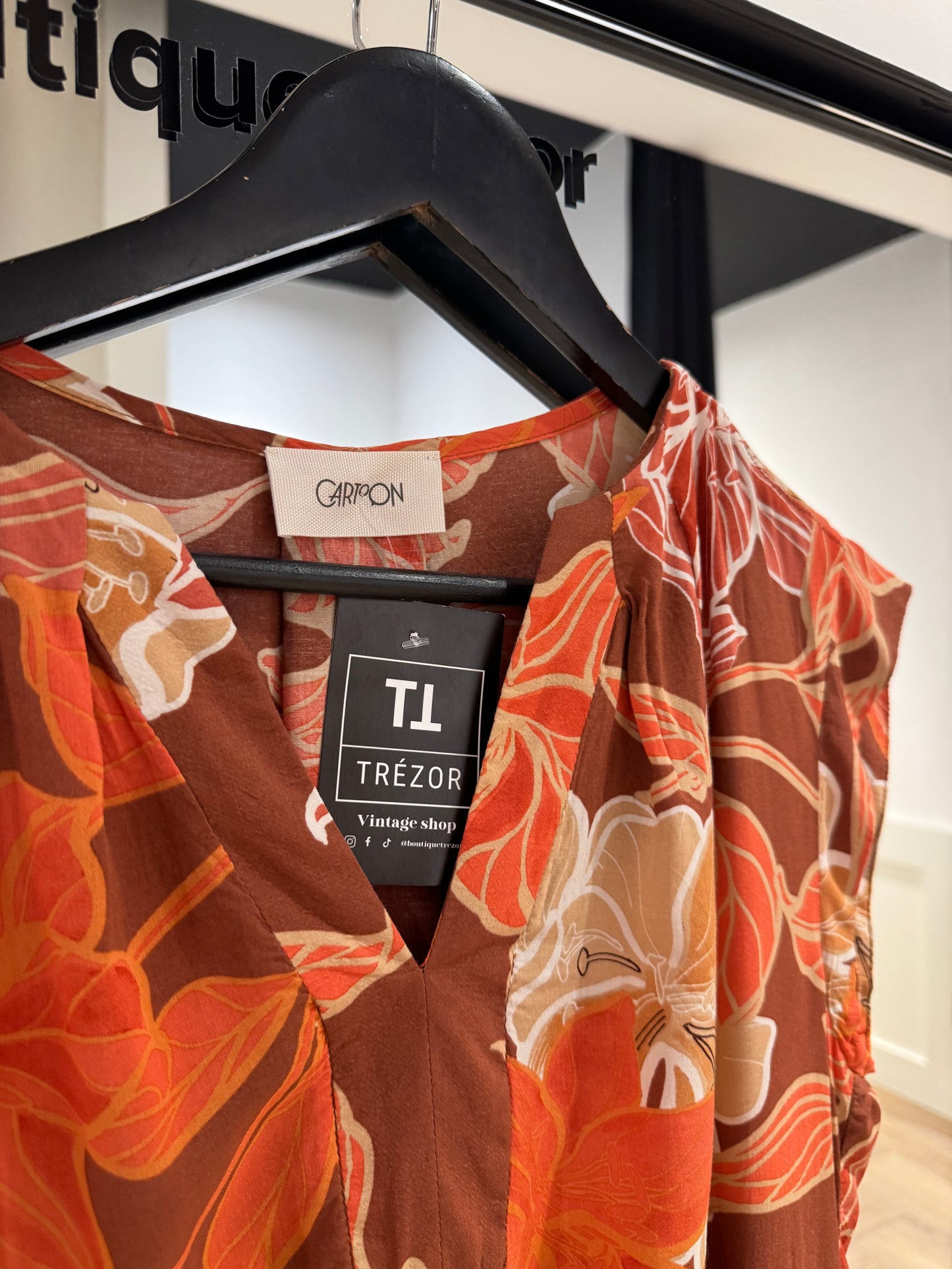 Blouse à motifs M