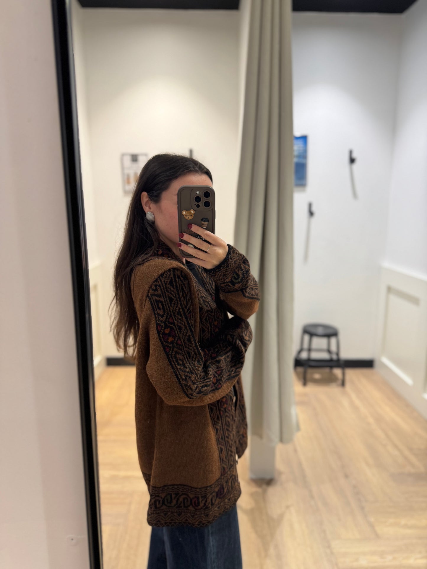 Cardigan en laine alpaga L