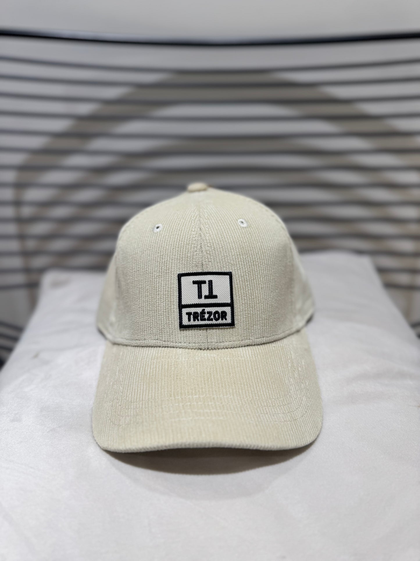 Casquette en velours Trézor