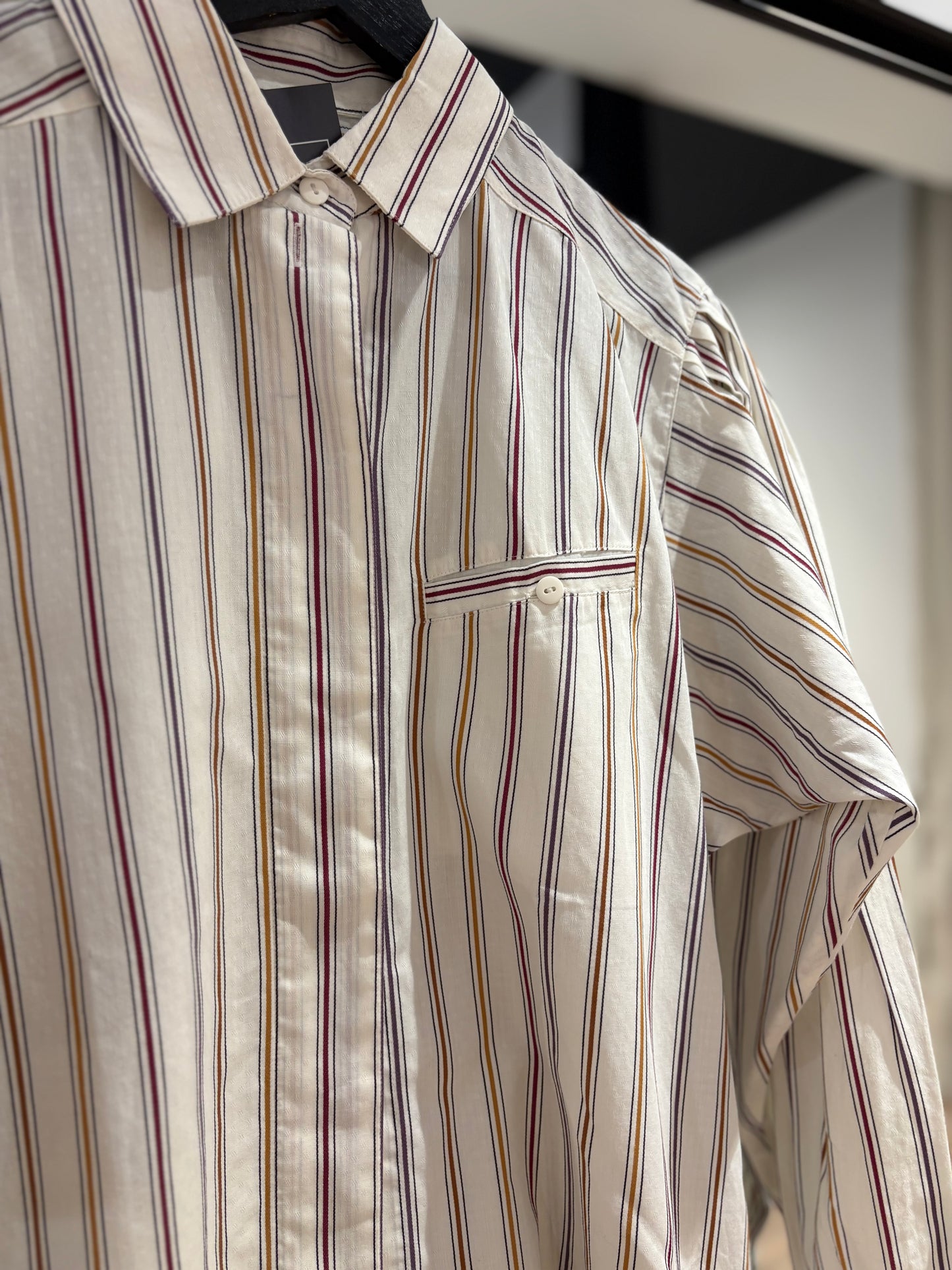 Chemise à rayures vintage M
