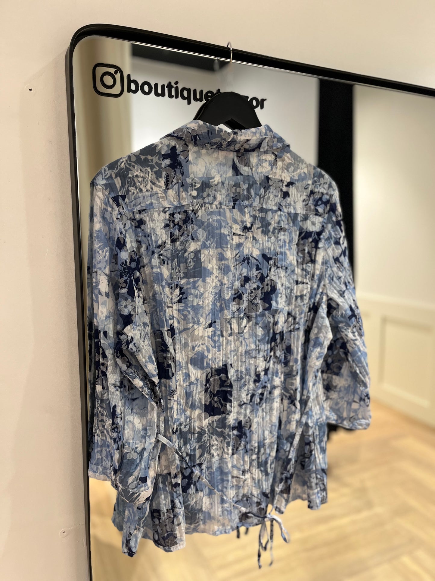 Blouse à fleurs 2XL