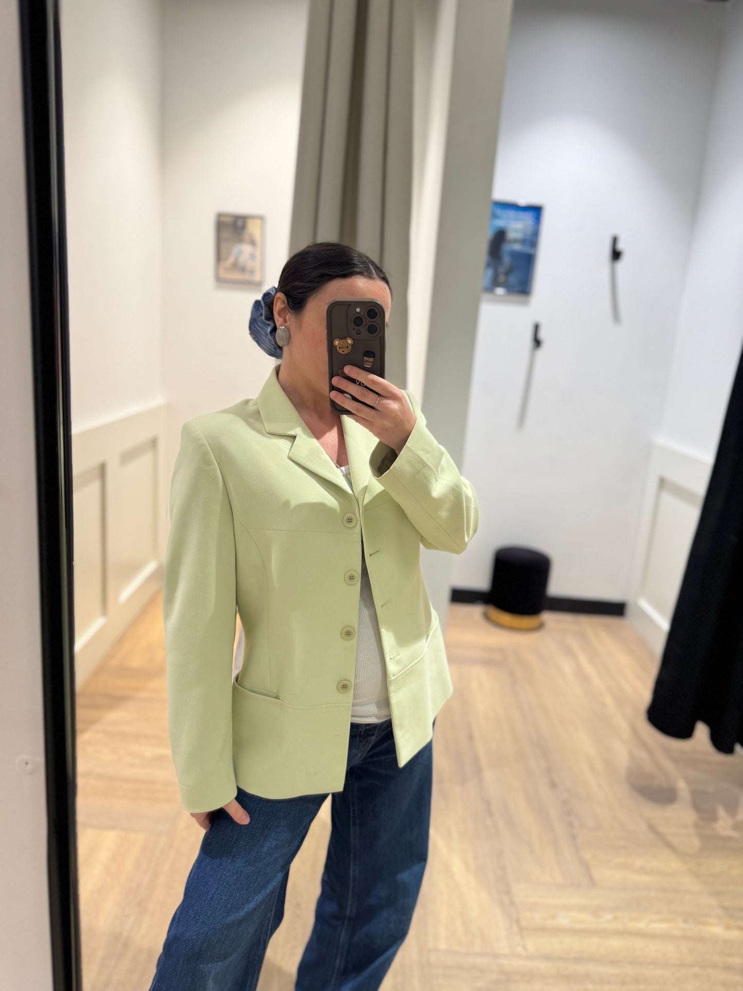 Blazer vintage vert S/M