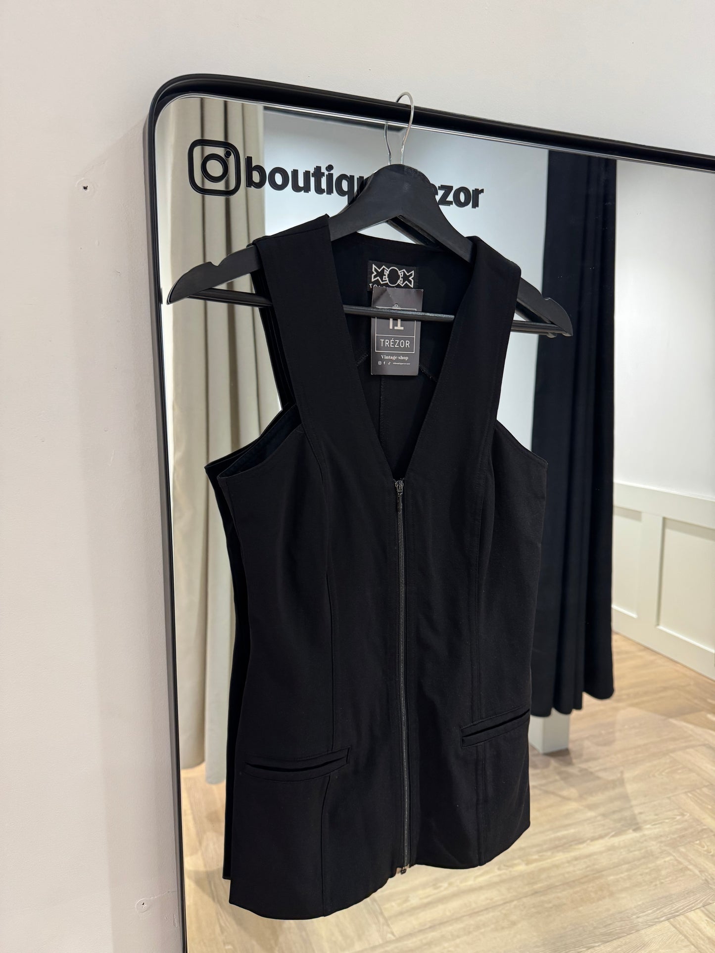 Top vintage à zip S