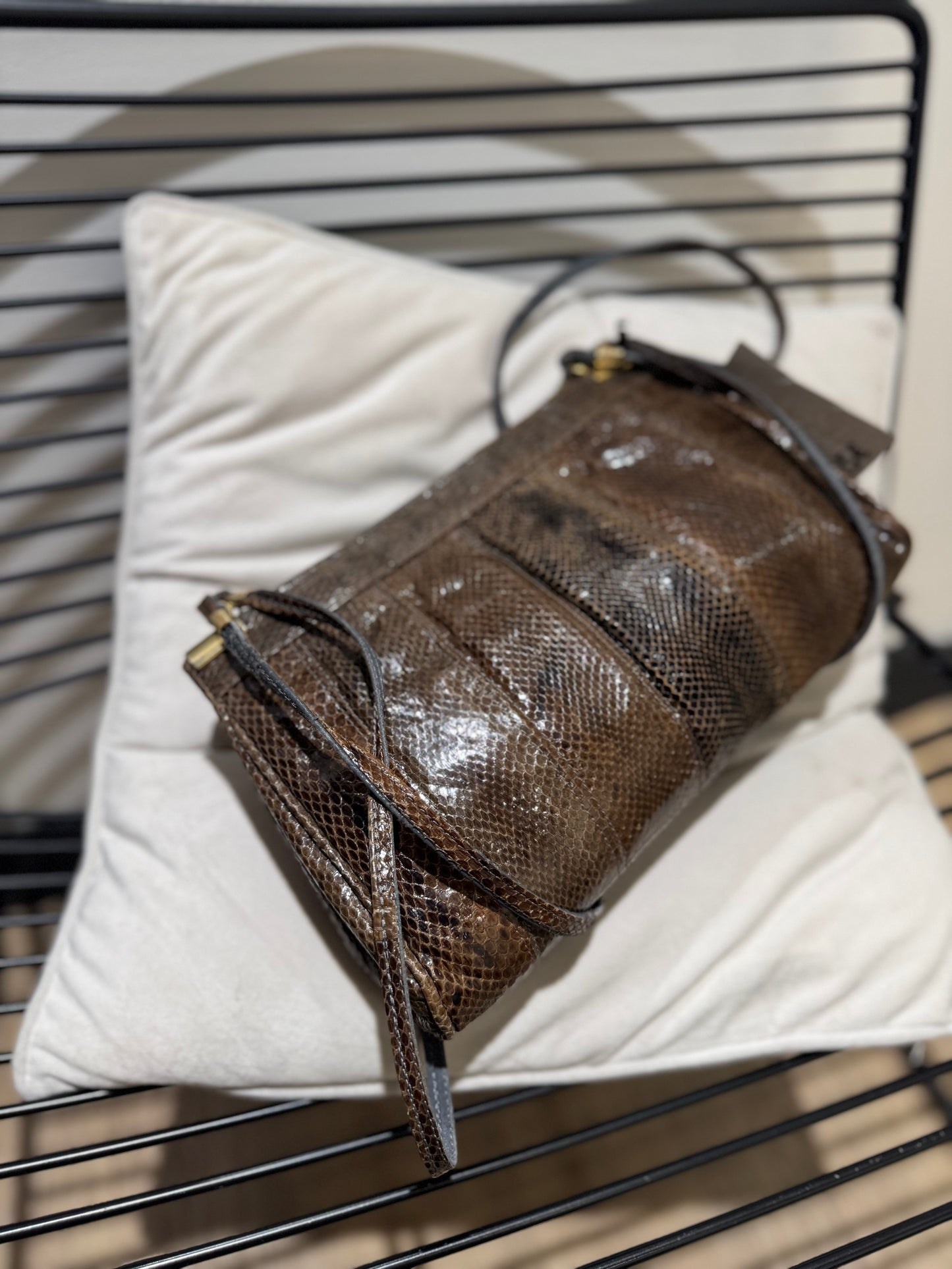 Sac vintage en cuir bandoulière