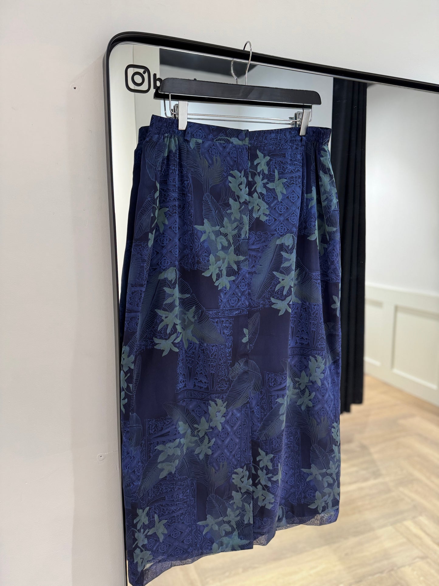 Jupe vintage à fleurs 44
