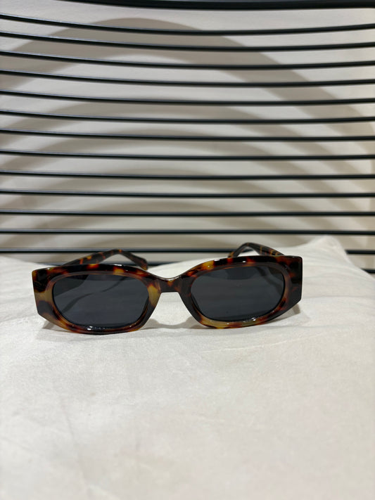 Lunette de soleil écaille foncée