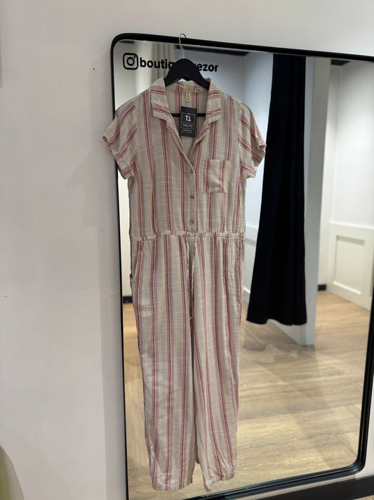 Combinaison à rayures L