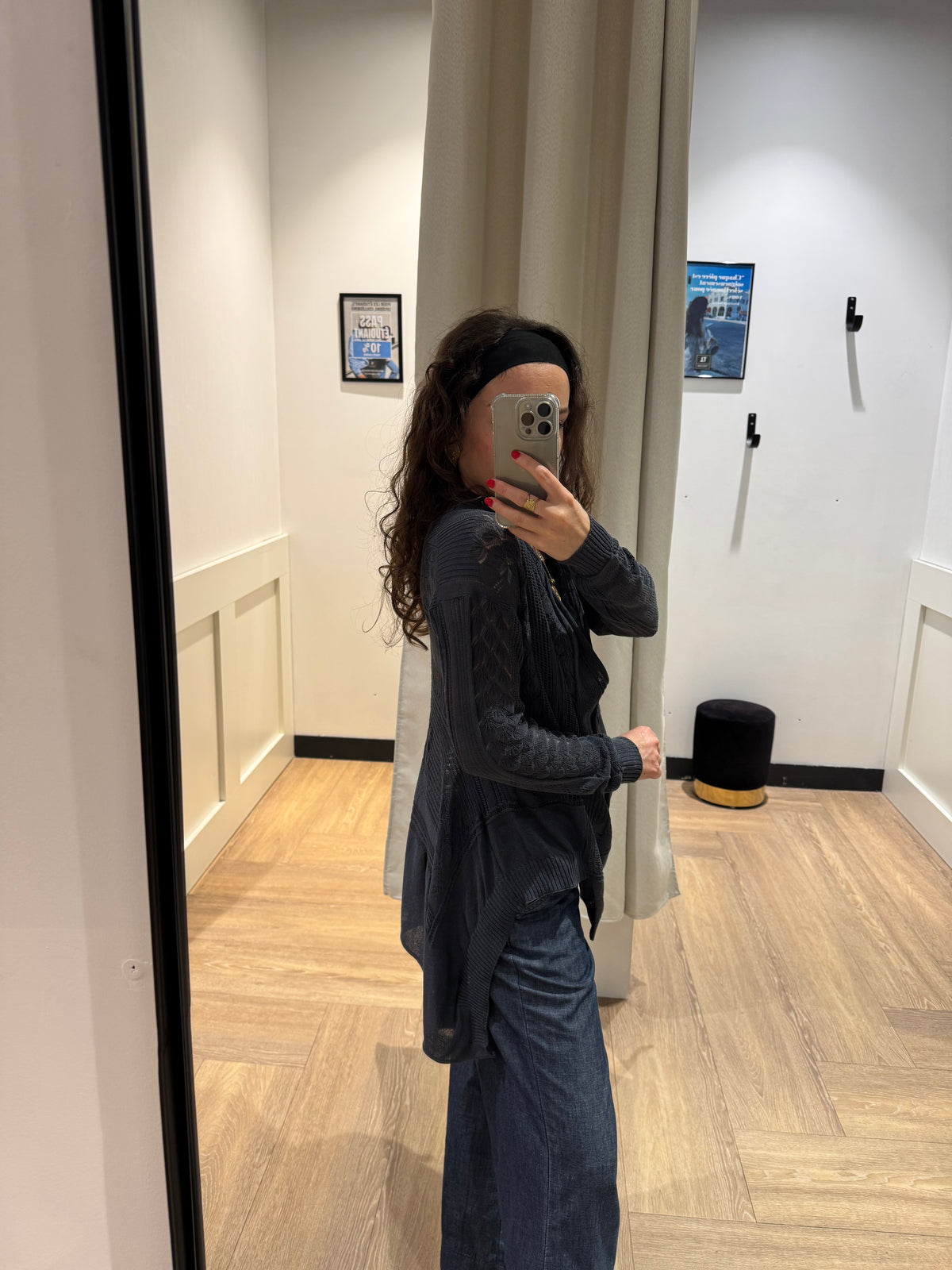 Cardigan à volants M
