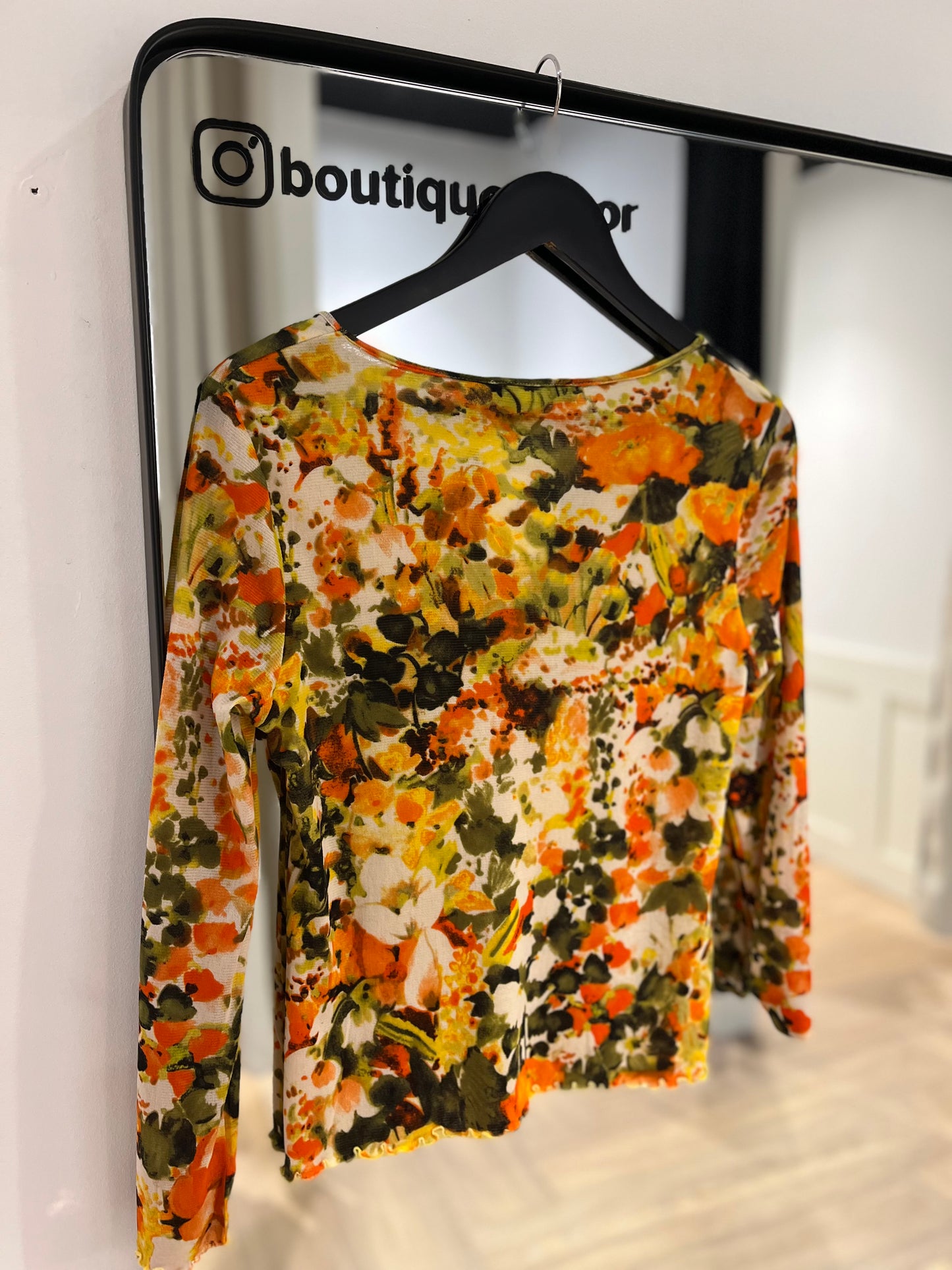 Top à fleurs L