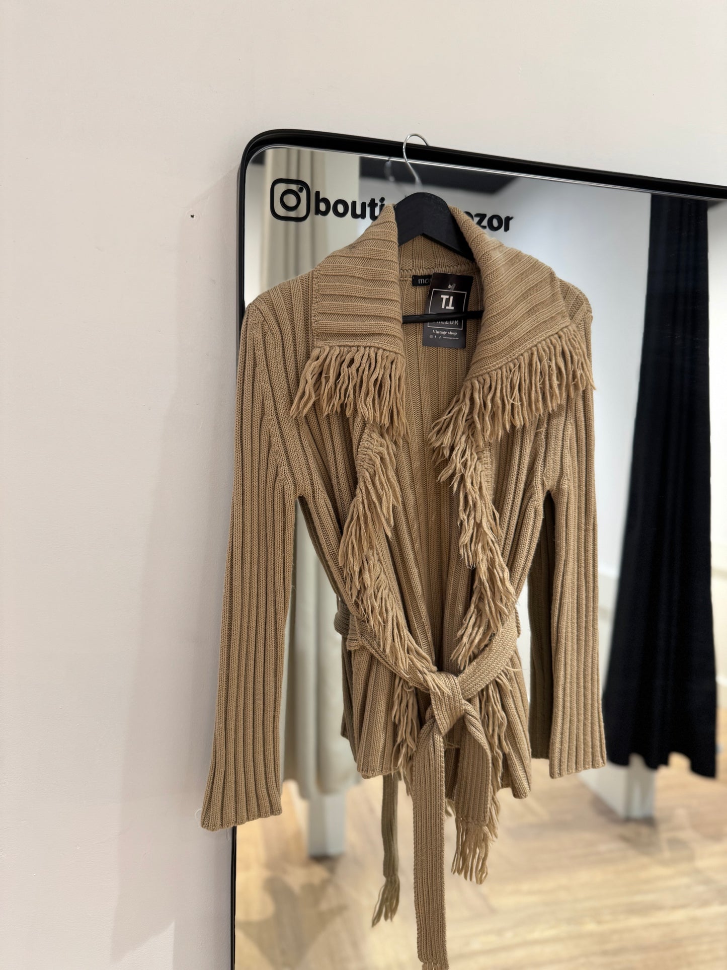 Cardigan à franges S/M