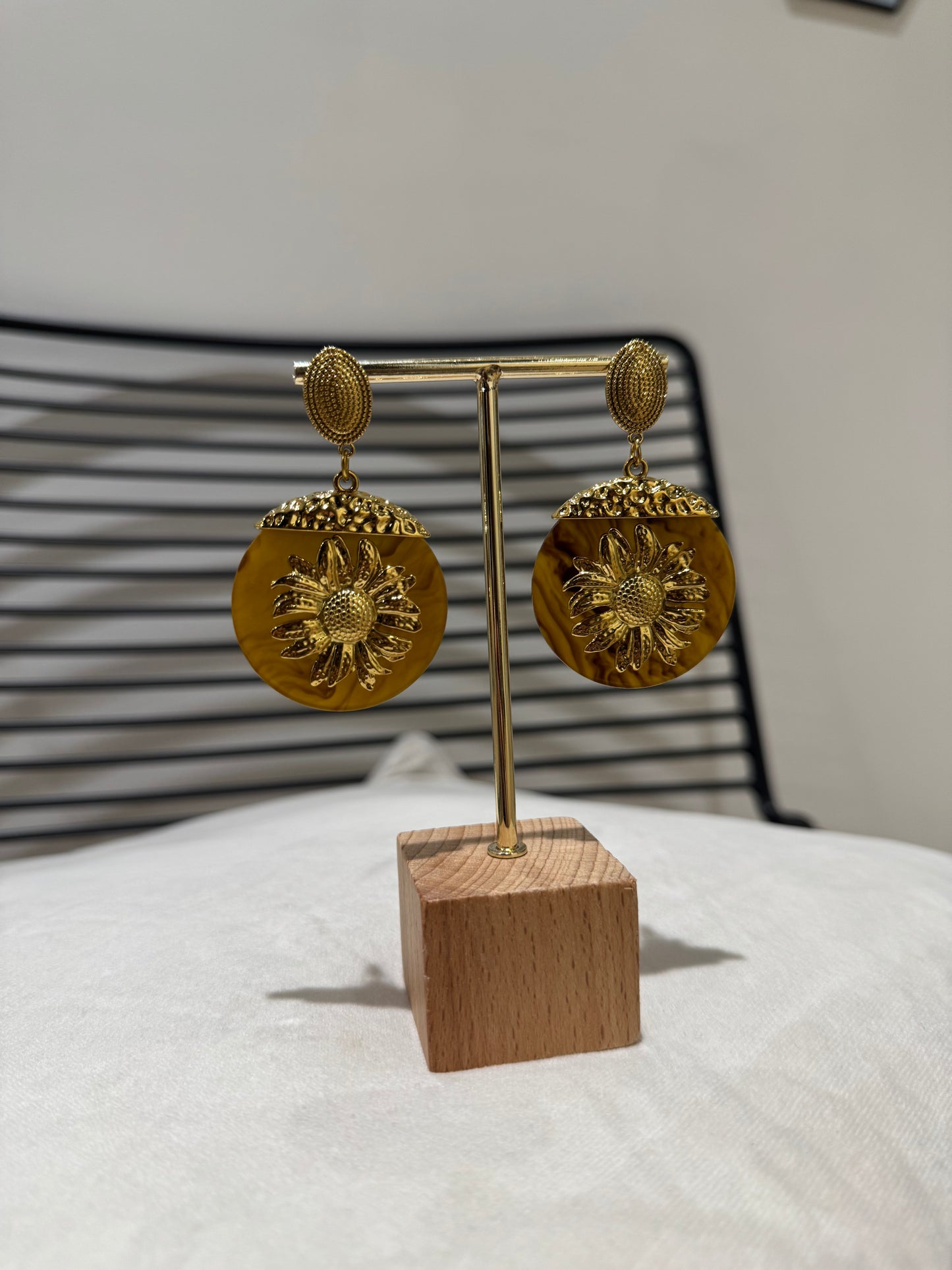 Boucles d’oreille fleurs