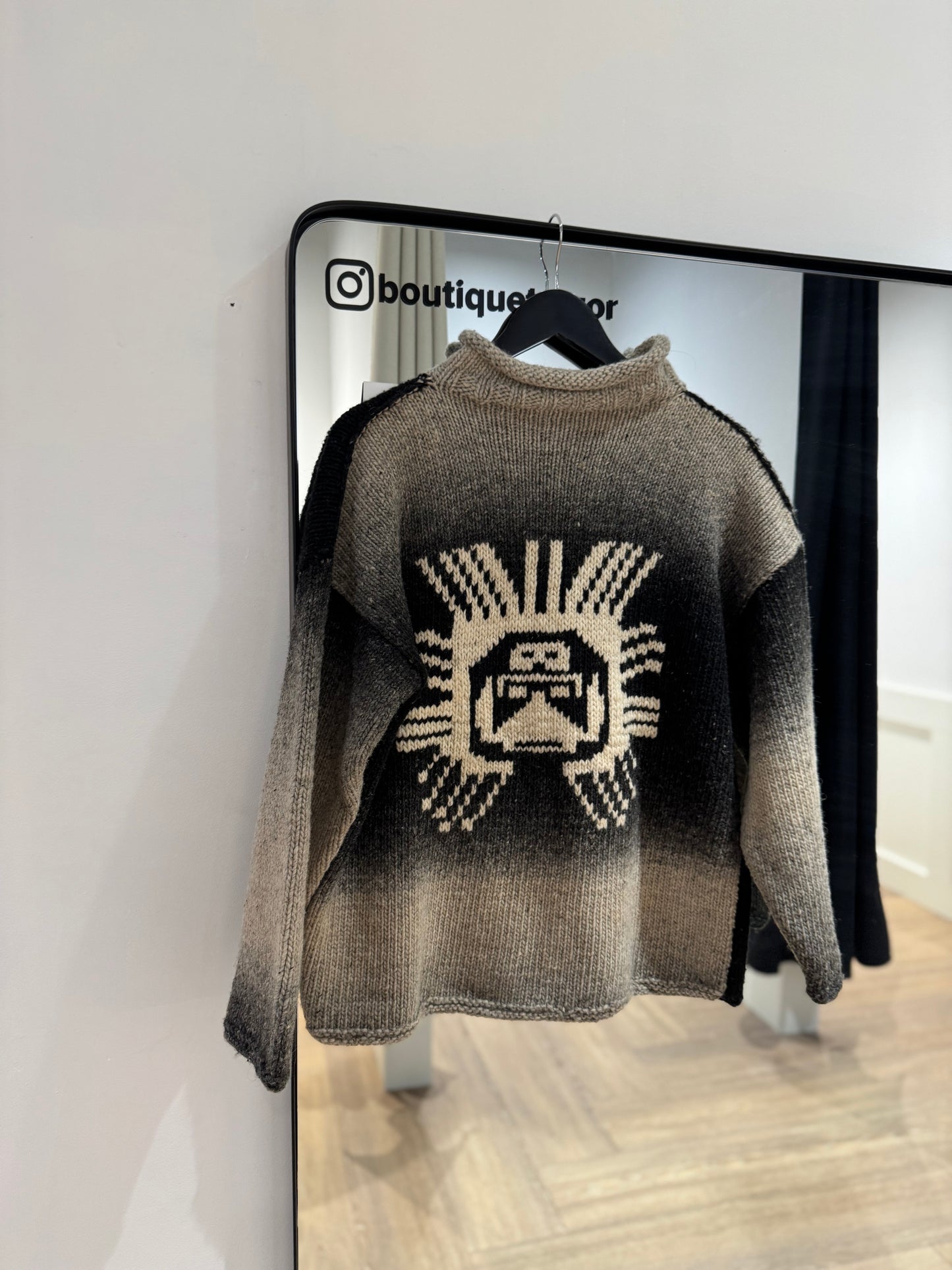 Pull d’hiver vintage S