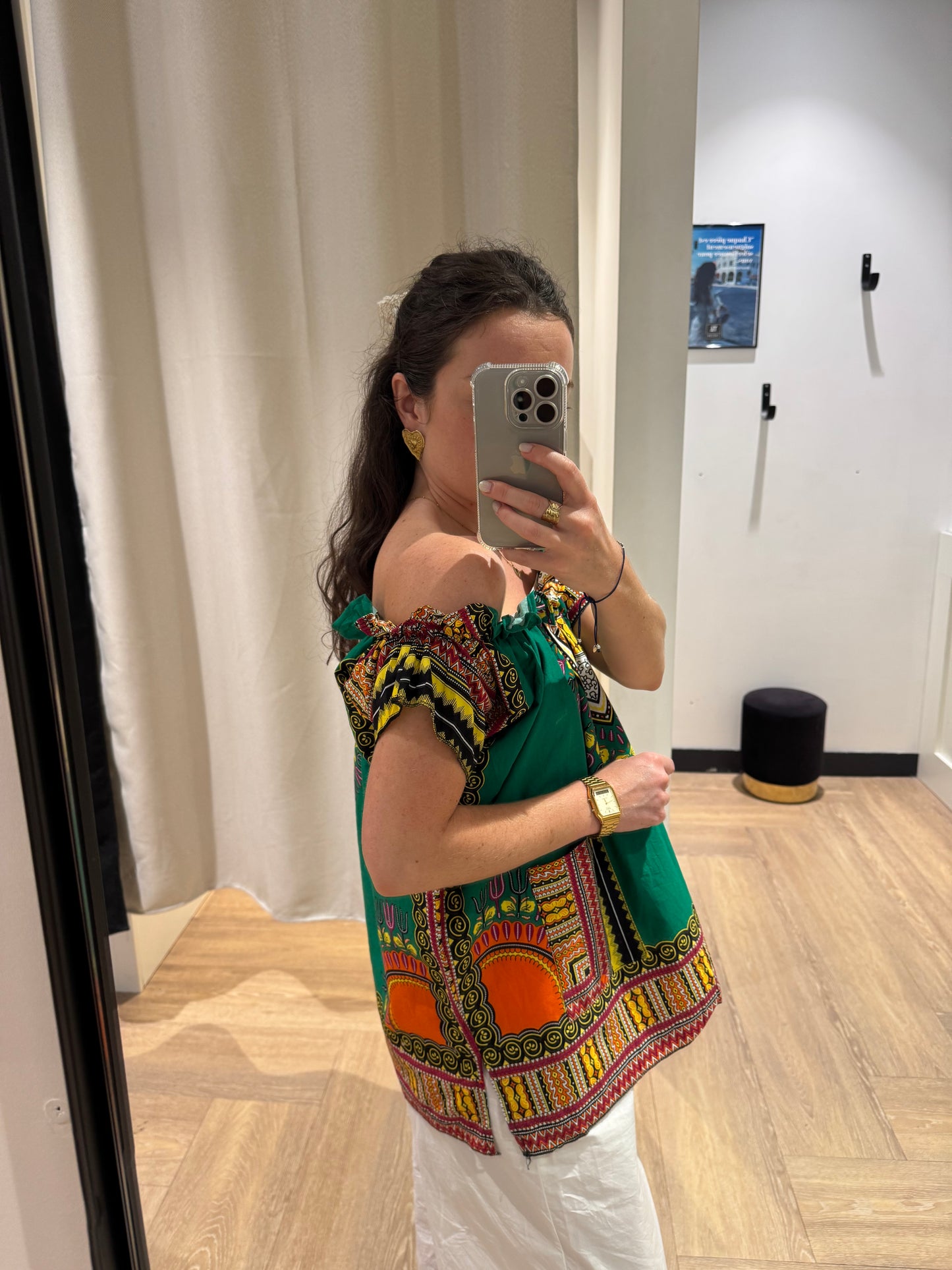 Blouse d’été à motifs S
