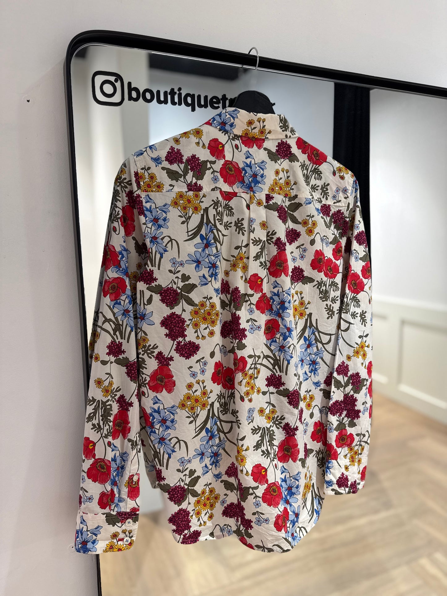 Chemise à fleurs S