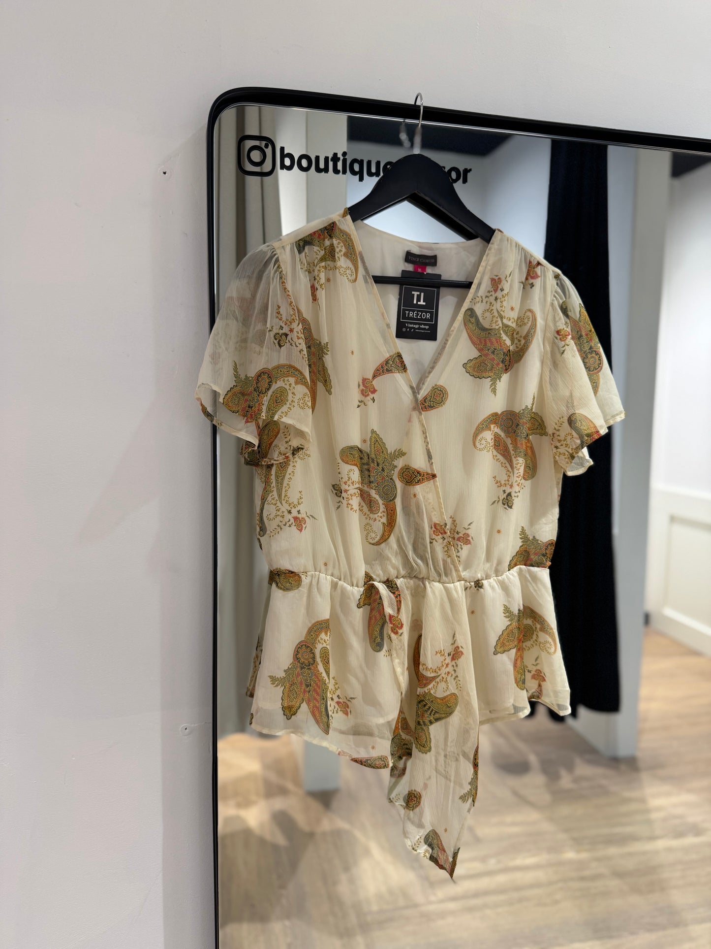 Blouse légère à motifs M