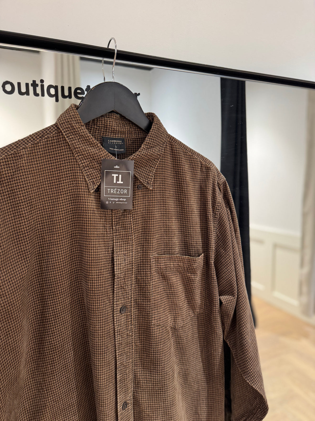 Chemise à carreaux L