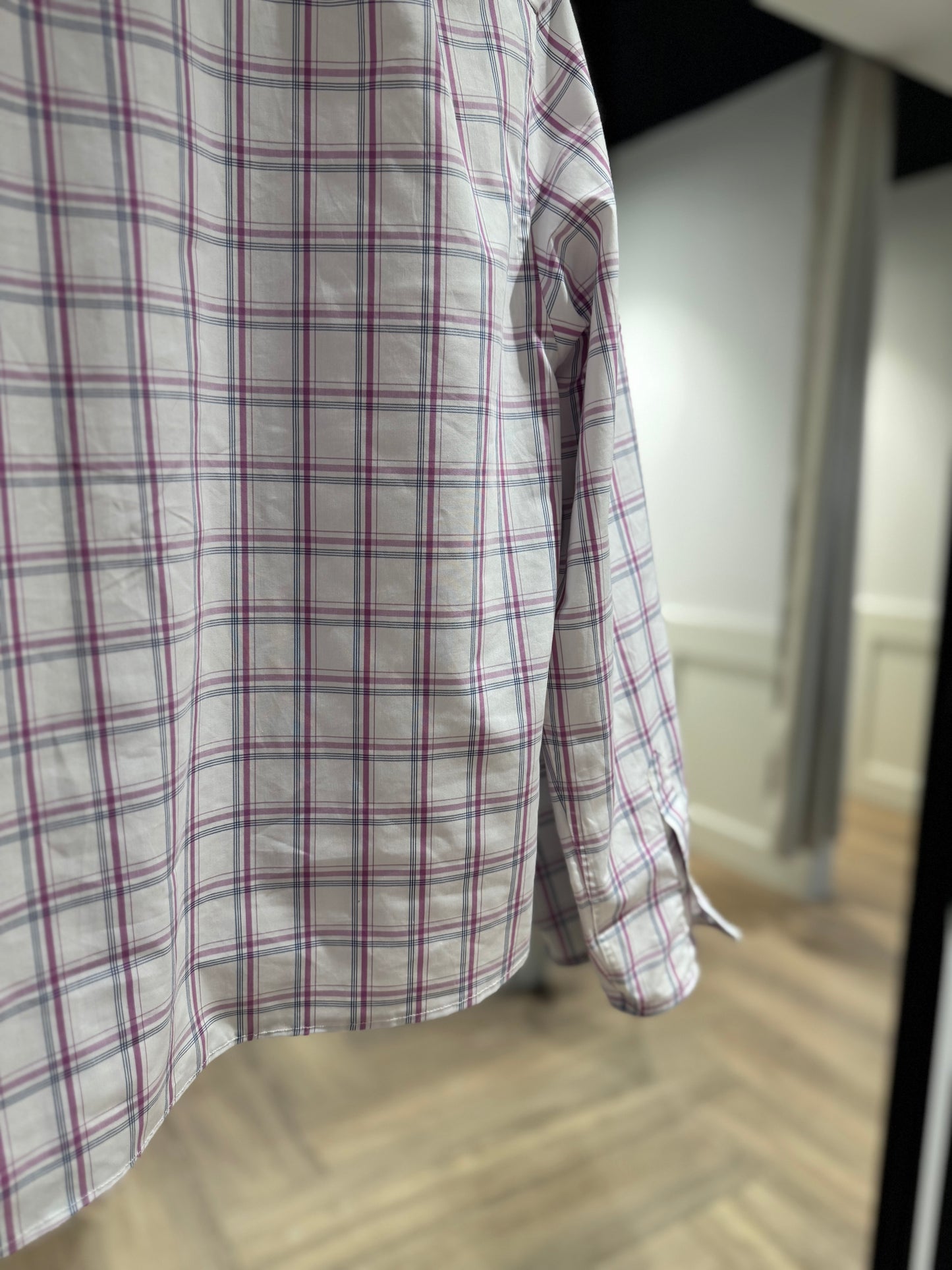 Chemise upcyclée Tommy Hilfiger à carreaux M/L
